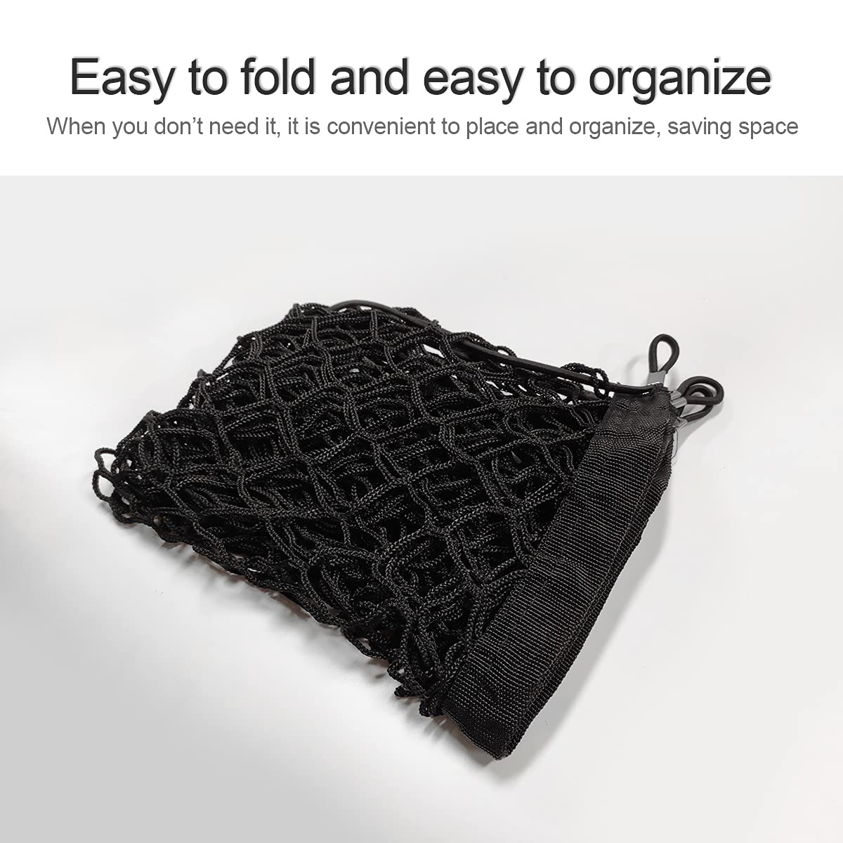 Car Rear Cargo Net, Adjustable Elastic Storage Organizer Net, Trunk Cargo Storage Net, Universal Fit For Car, Vehicle, Suv (35.4