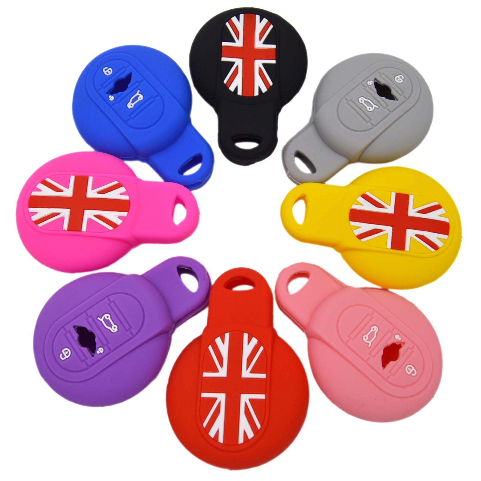 Silicone Remote Key Fob Cover Protector for Mini Cooper F55 / F56 Hatch / F54 Clubman / F57 Cabrio 2015+
