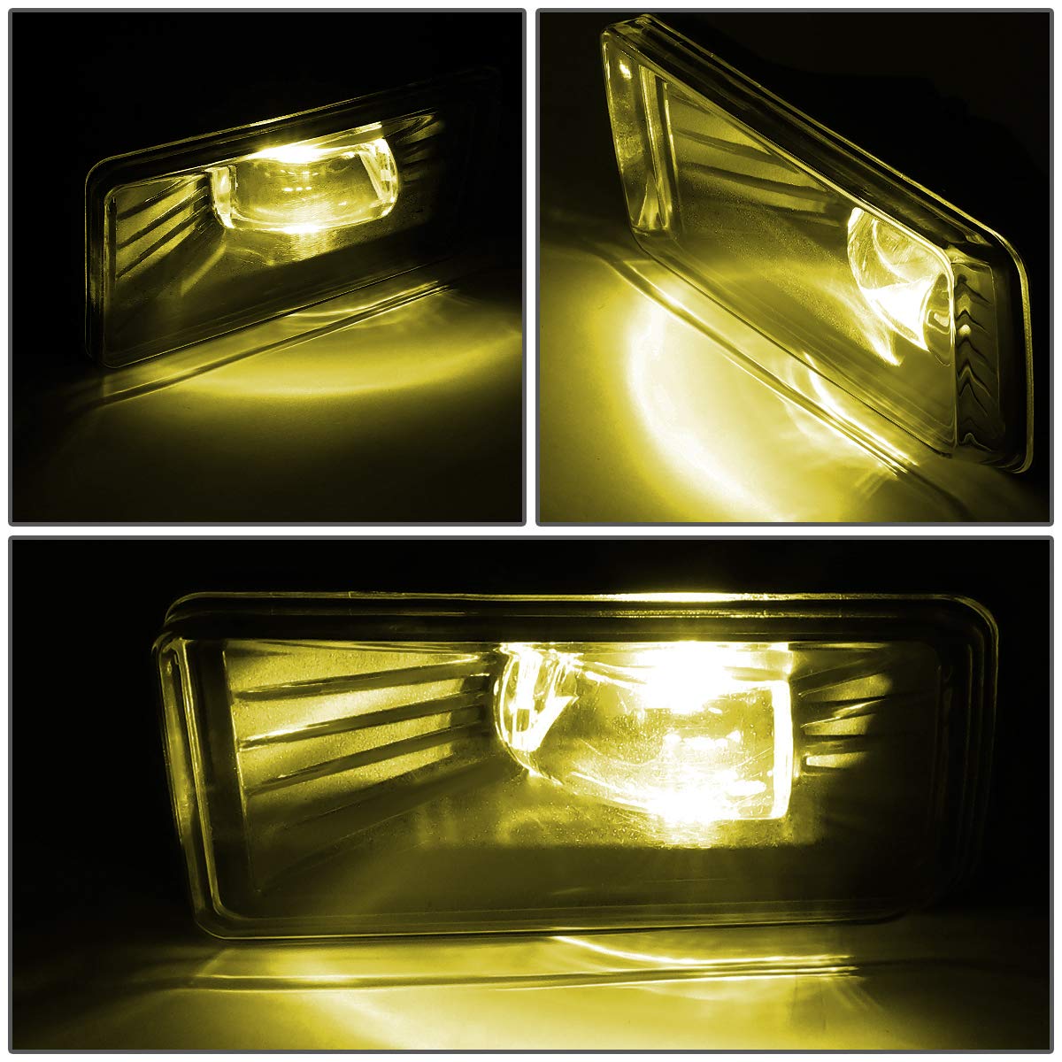 Dna Motoring Fl-Ztl-265-Am Led Fog Light With Switch Driver & Passenger Side [Compatible With 15-20 Tahoe / 15-20 Suburban / 16-19 Suburban 3500]