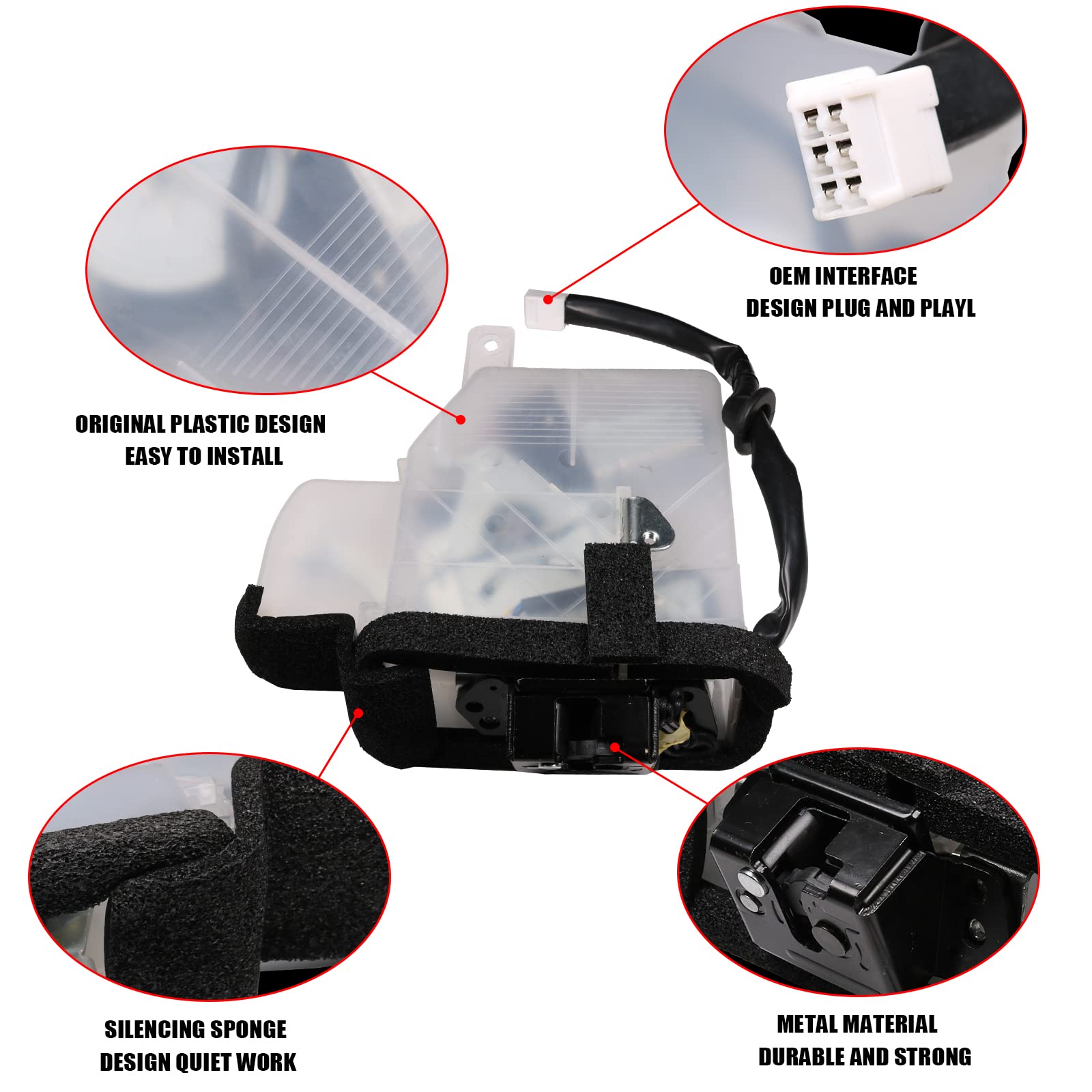 Dicmic Rear Gate Hatch Latch Tailgate Lock Actuator Motor Compatible With 2003-2009 Toyota 4Runner 4.0L 4.7L Replace# 69110-3506