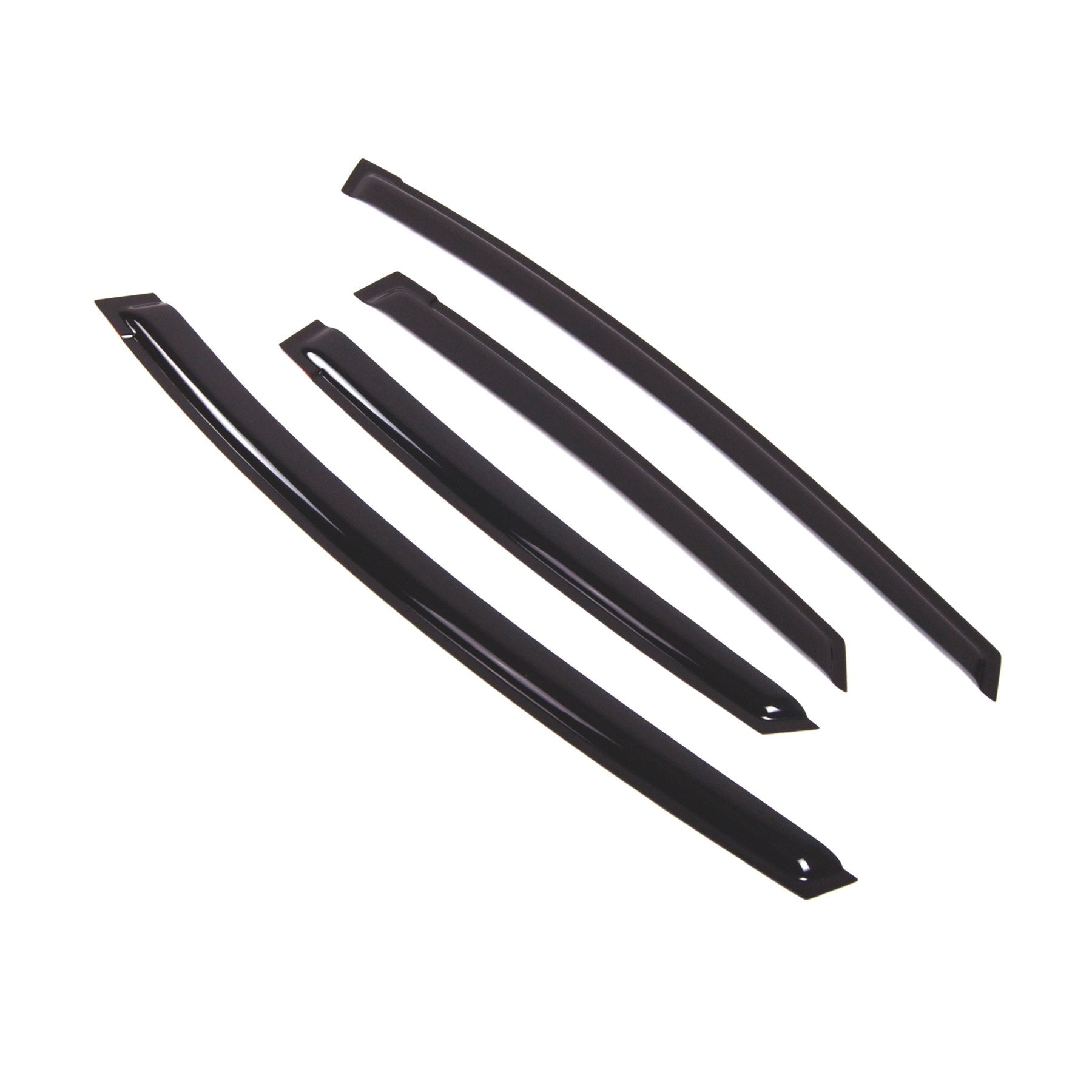 Tuningpros Window Visor Compatible With 2010-2015 Toyota Prius, Dgwv2-437 Outside Mount Deflector Rain Guard Dark Smoke, 4 Pcs S