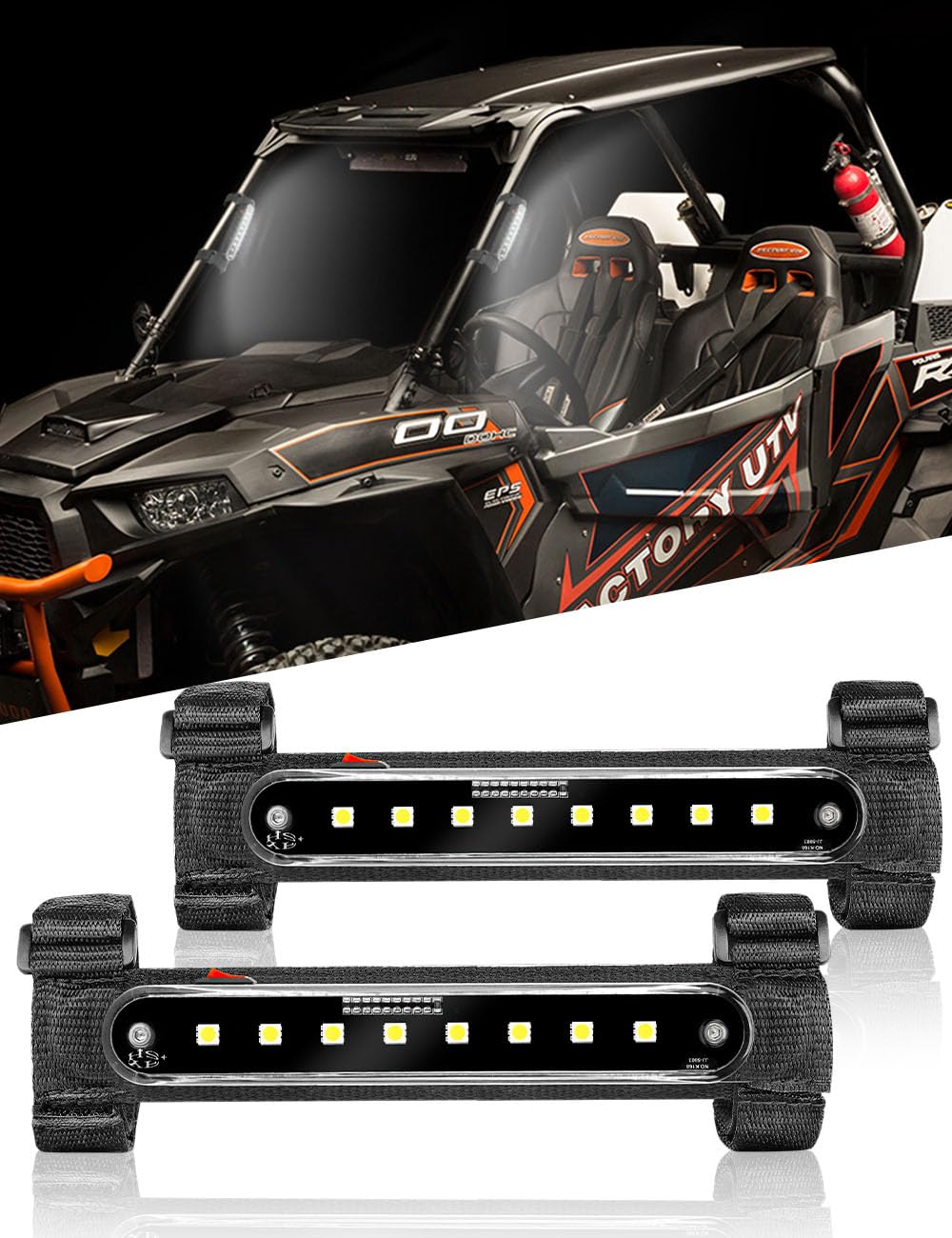 Sunpie Utv Dome Light Interior Lighting Compatible With Polaris Can Am Pioneer/Talon Kawasaki Mule/Terxy Arctic Cat Golf Cart Bo