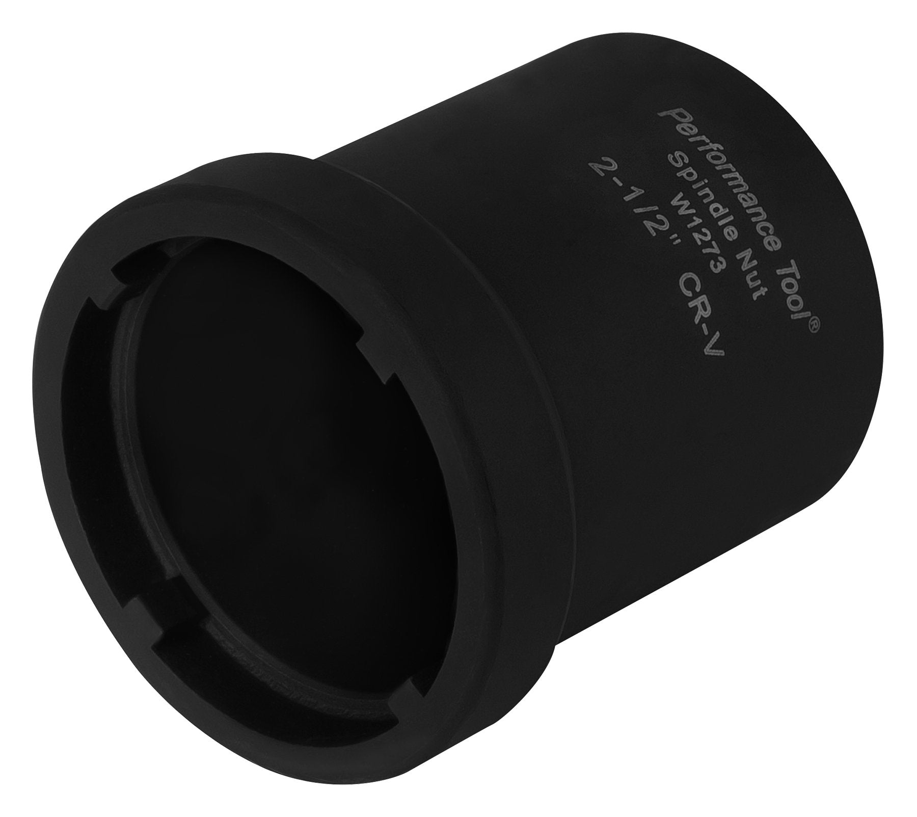 Performance Tool W1273 2-1/2" Lock Nut Socket, 1/2" Drive, Metal, Black