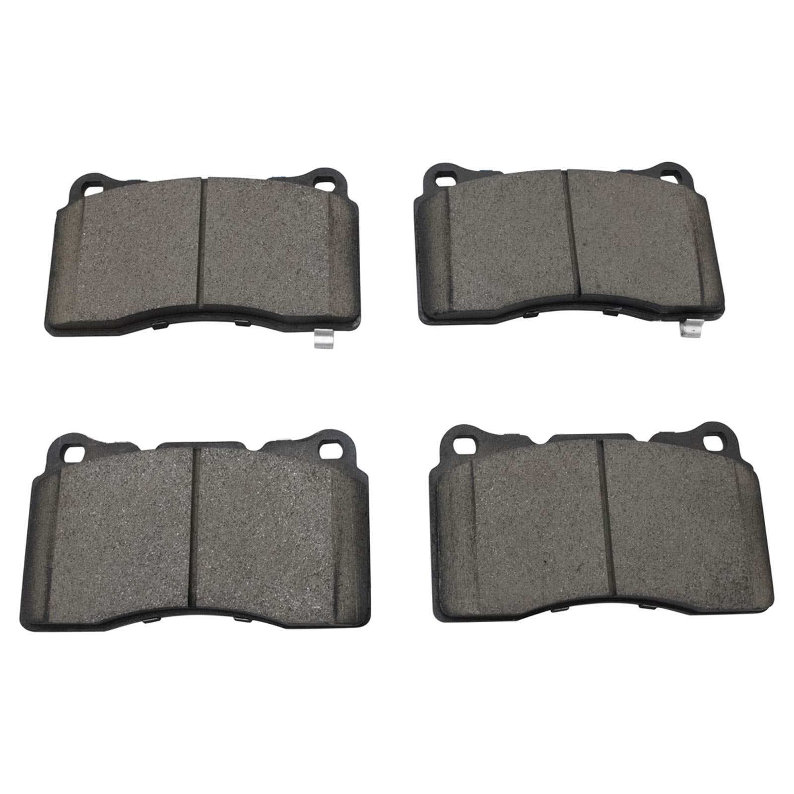 TRQ Front Posi Ceramic Brake Pad Kit Set for ATS/CTS / G8 / Genesis Coupe/GT/Impreza/Lancer Evolution/Mustang/Regal / S60 / STS