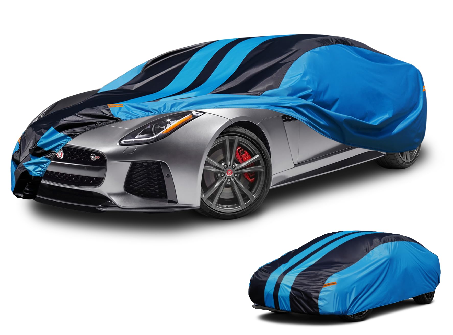 Car Cover Waterproof Custom Fit Jaguar F-Type (2013-2025), Full Exterior Cover for Automobiles Lightweight Resistant Outdoor Sun