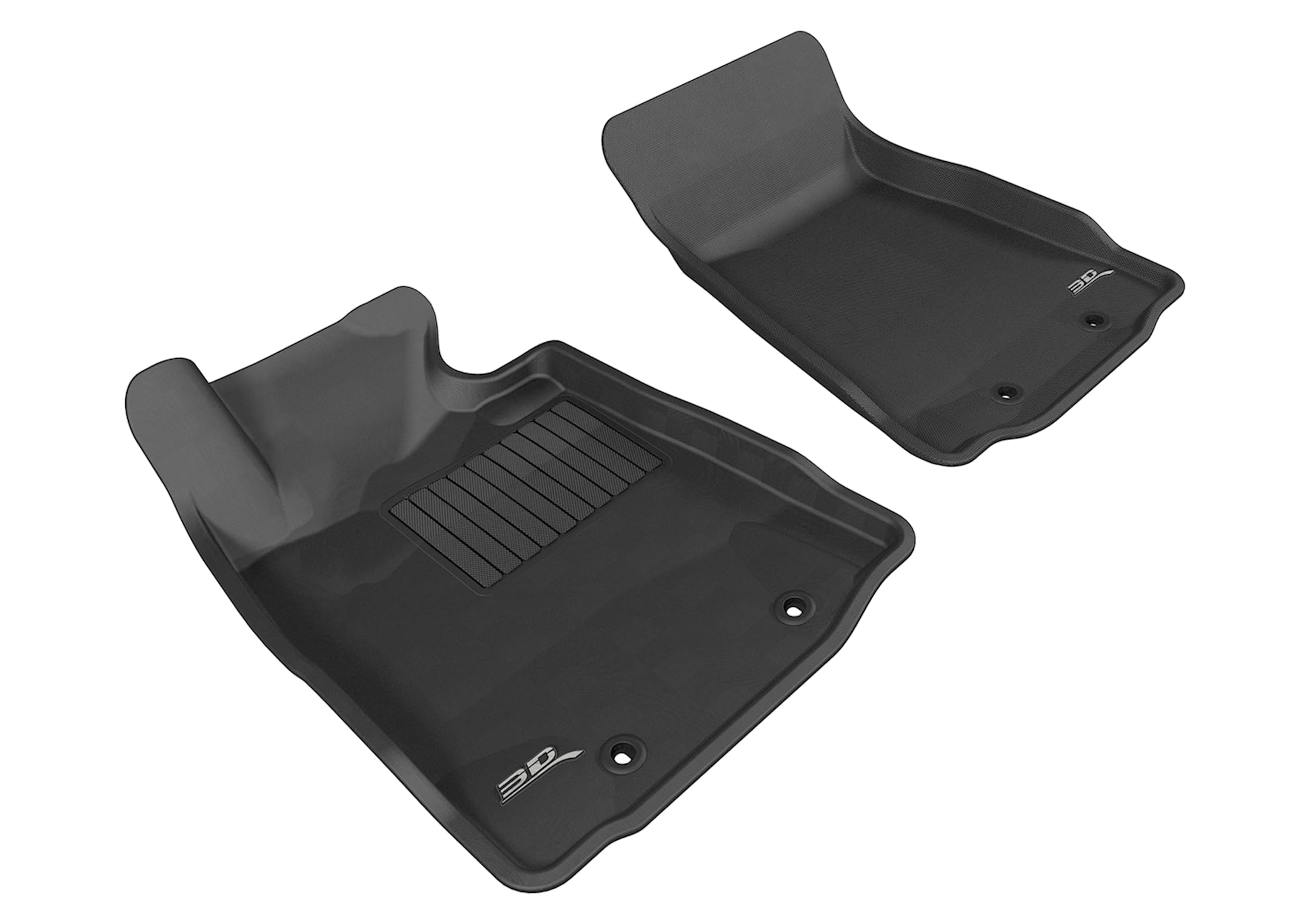 3D Maxpider Custom Fit Kagu Floor Mat (Black) Compatible With Nissan 370Z 2009-2020 - R1