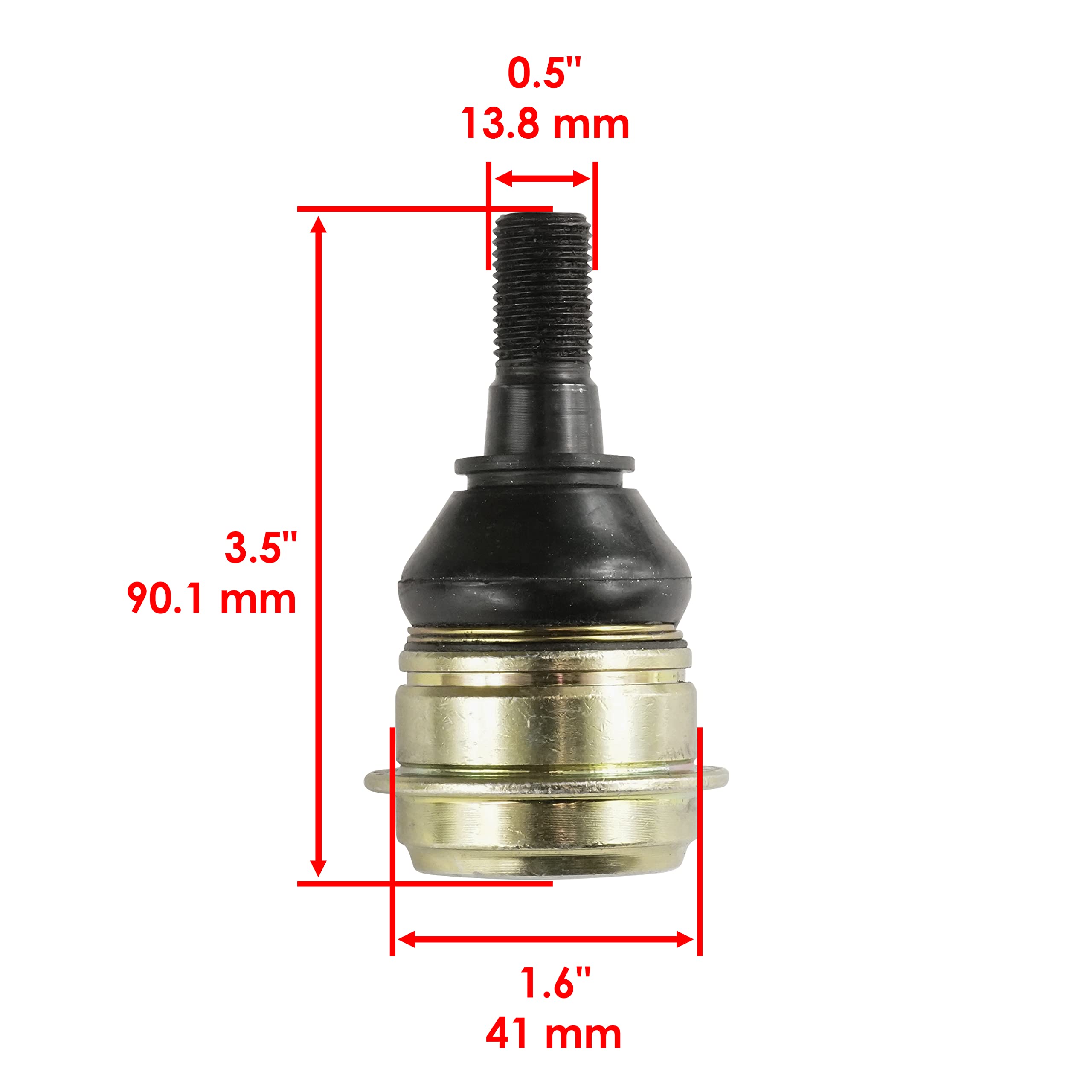 Caltric Front Knuckle Lower Upper Ball Joint for John Deere XUV Gator 625i 825i Gas