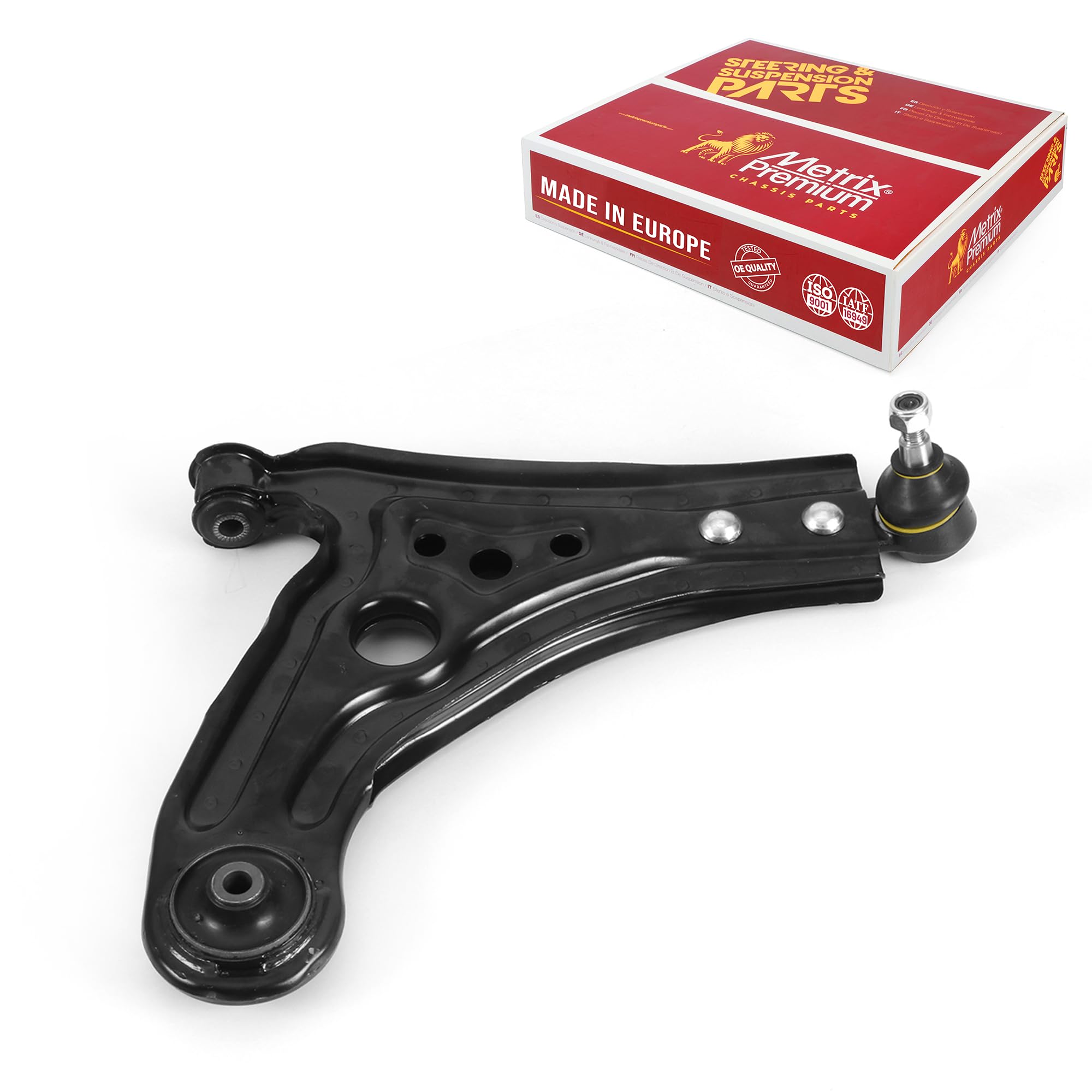 Metrix Premium Chassis Parts - Front Right Lower Control Arm W Ball Joint & Bushing Assembly Fits 06-11 Chevrolet Aveo5, 04-11 A