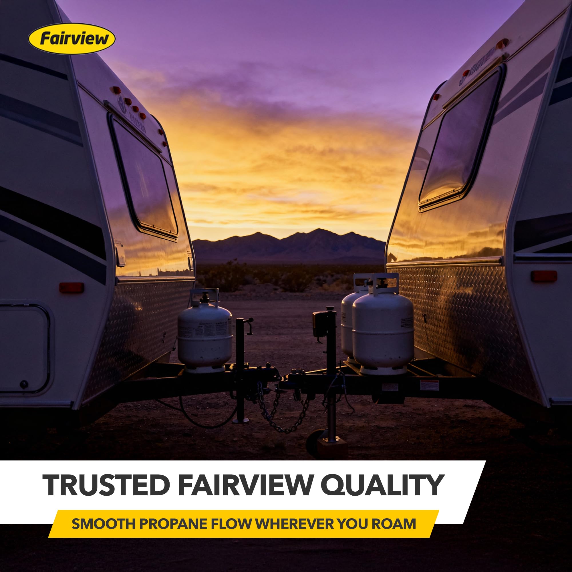 Fairview Gr-9984 High Capacity Rv Camper Lp Propane Automatic Changeover Regulator