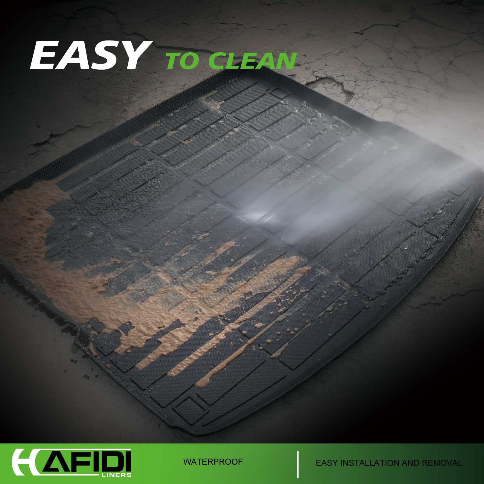 Hafidi Floor Mats & Cargo Liner Custom Set For Kia Forte 2019-2023 2024 All Weather Protection Tpe Full Set Automotive Floor Lin