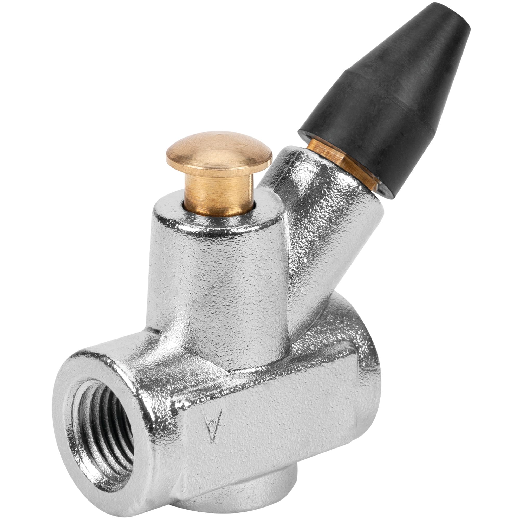 Performance Tool M685 Permanent Hose Coupler Fitting - Compact, Durable Design With Natural Angle For Easy Access, No Need To Di