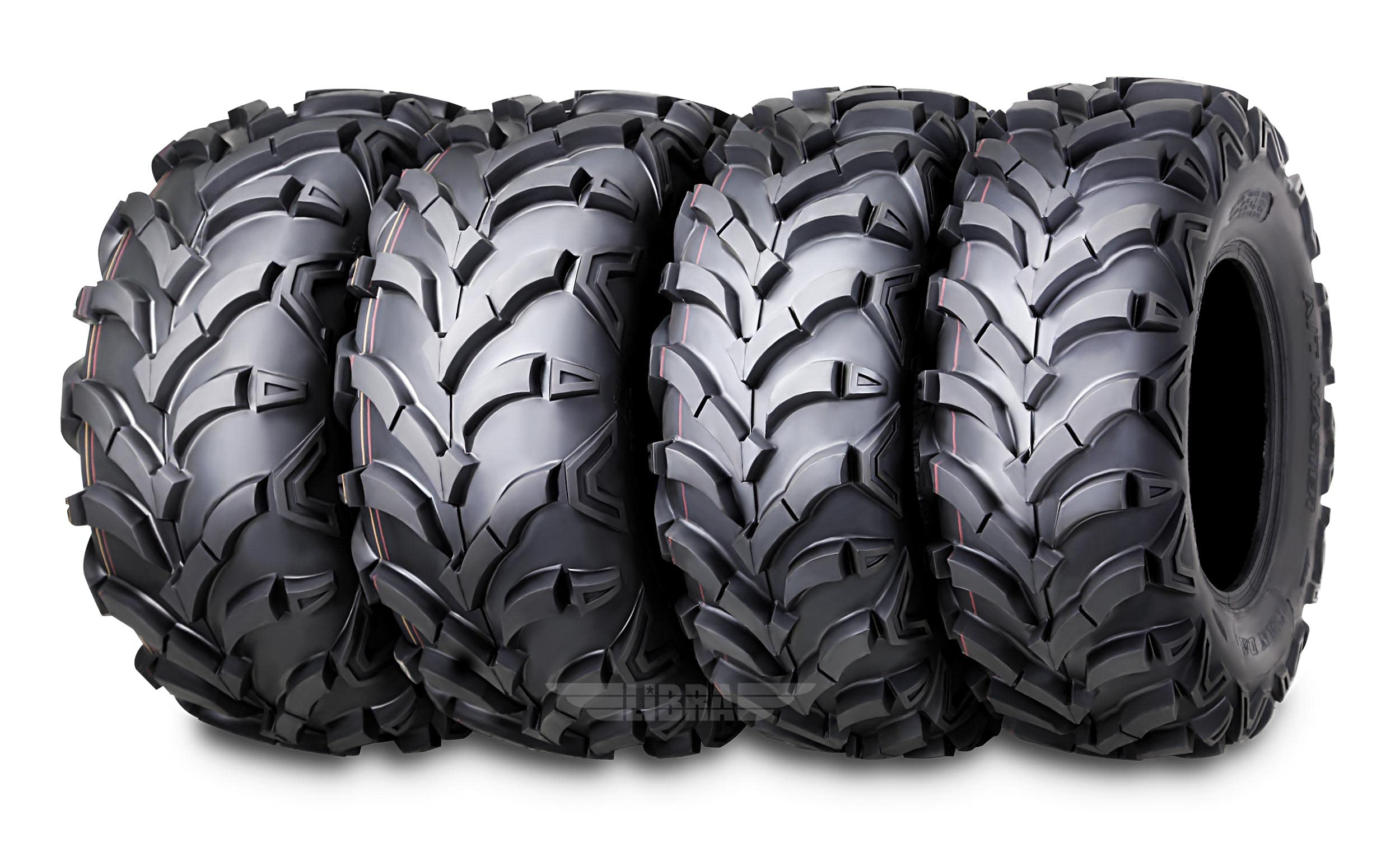 Wanda Set 4 At Master Atv/Utv Tires 23X8-11 Front & 24X10-11 Rear /6Pr P341