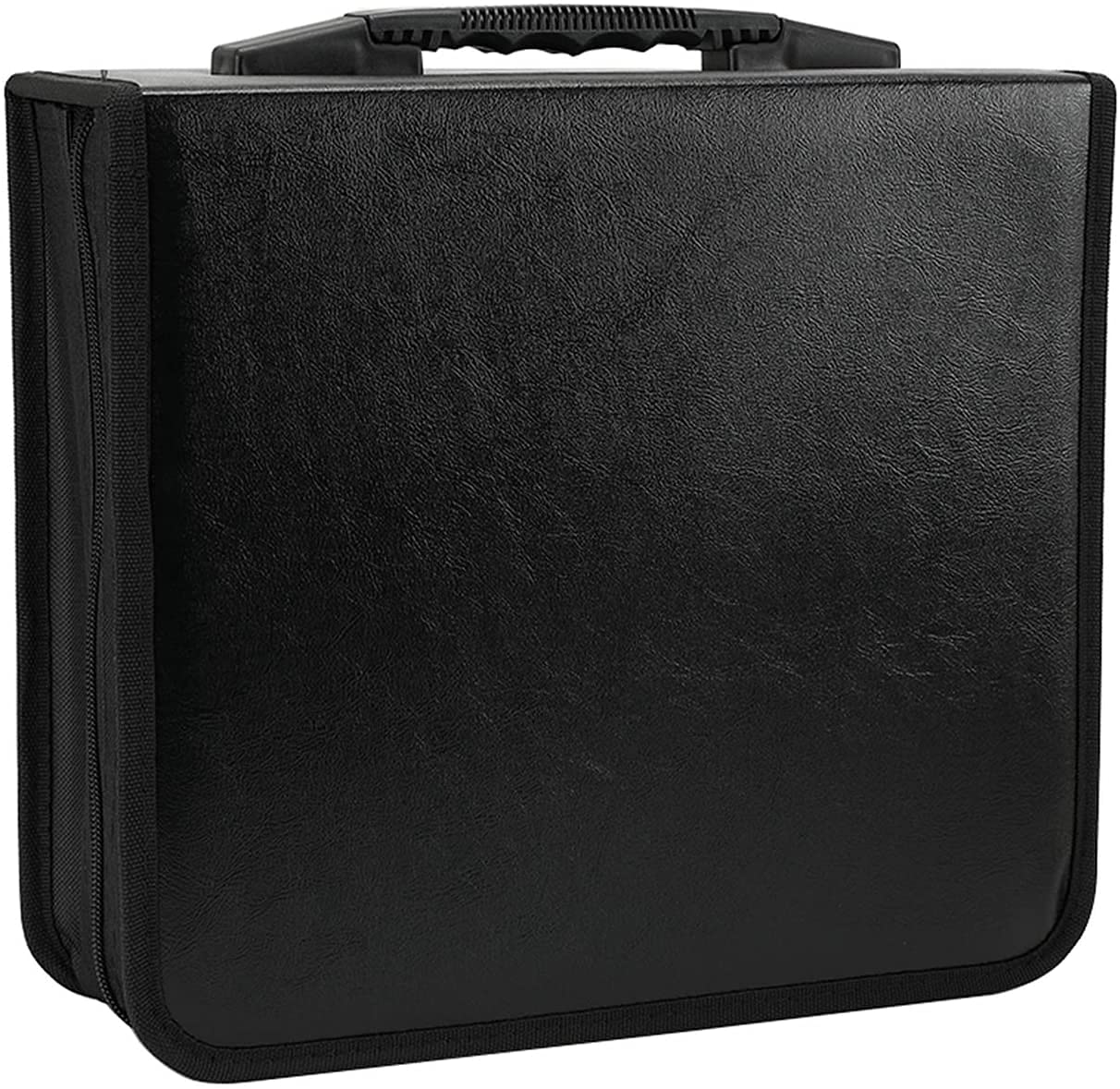Konelia 520 Slots Pu Leather Cd Dvd Storage Case Holder Binder Portable Vcd Wallet Box Album For Home Travel Car Office…