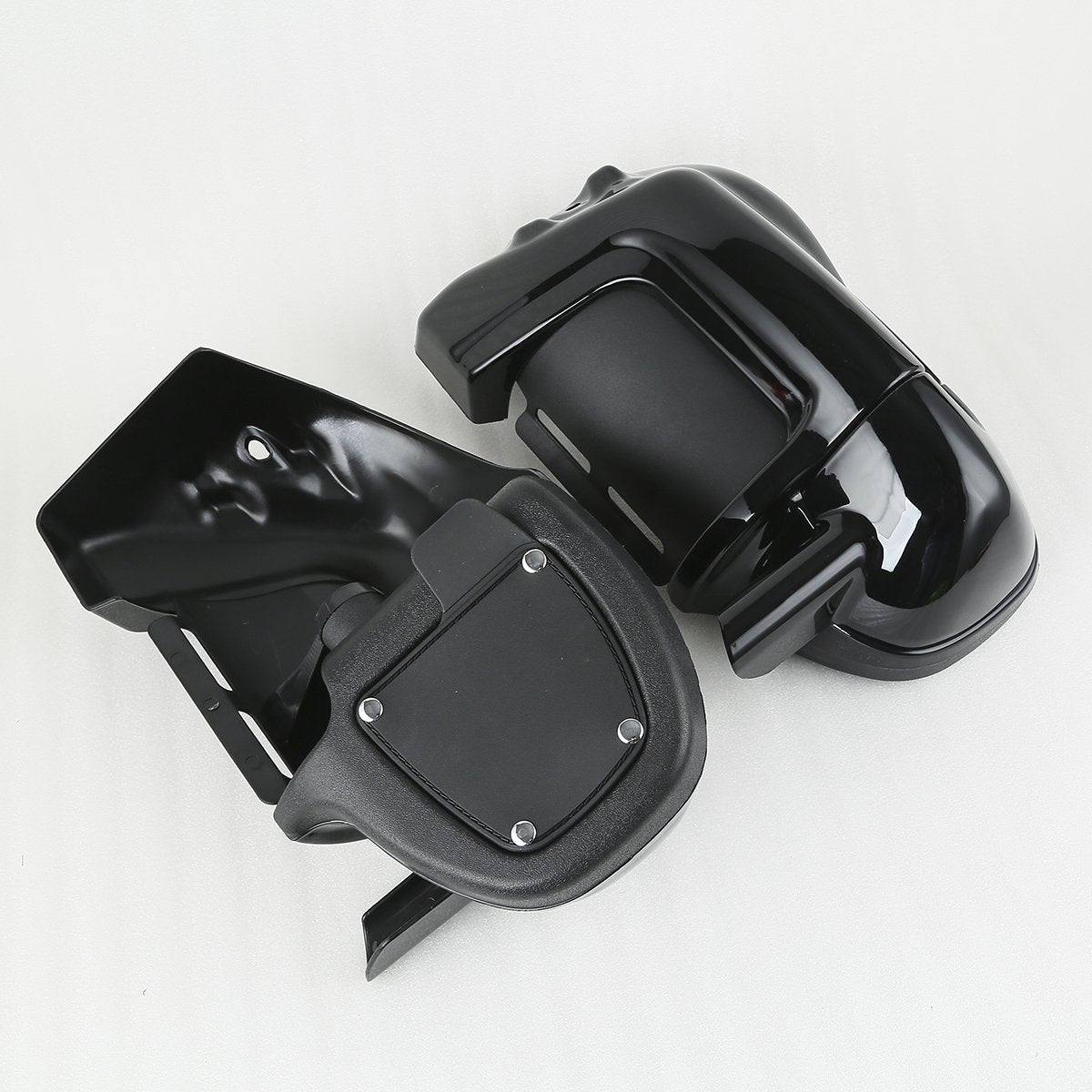 Xmt-Moto Left And Right Vented Fairing Lower Kit Fits For 1983-2013 Harley Davidson Touring Road King Electra Glide Ultra Limited Ultra Classic Street Glide Cvo And Trike Models,Gloss Black