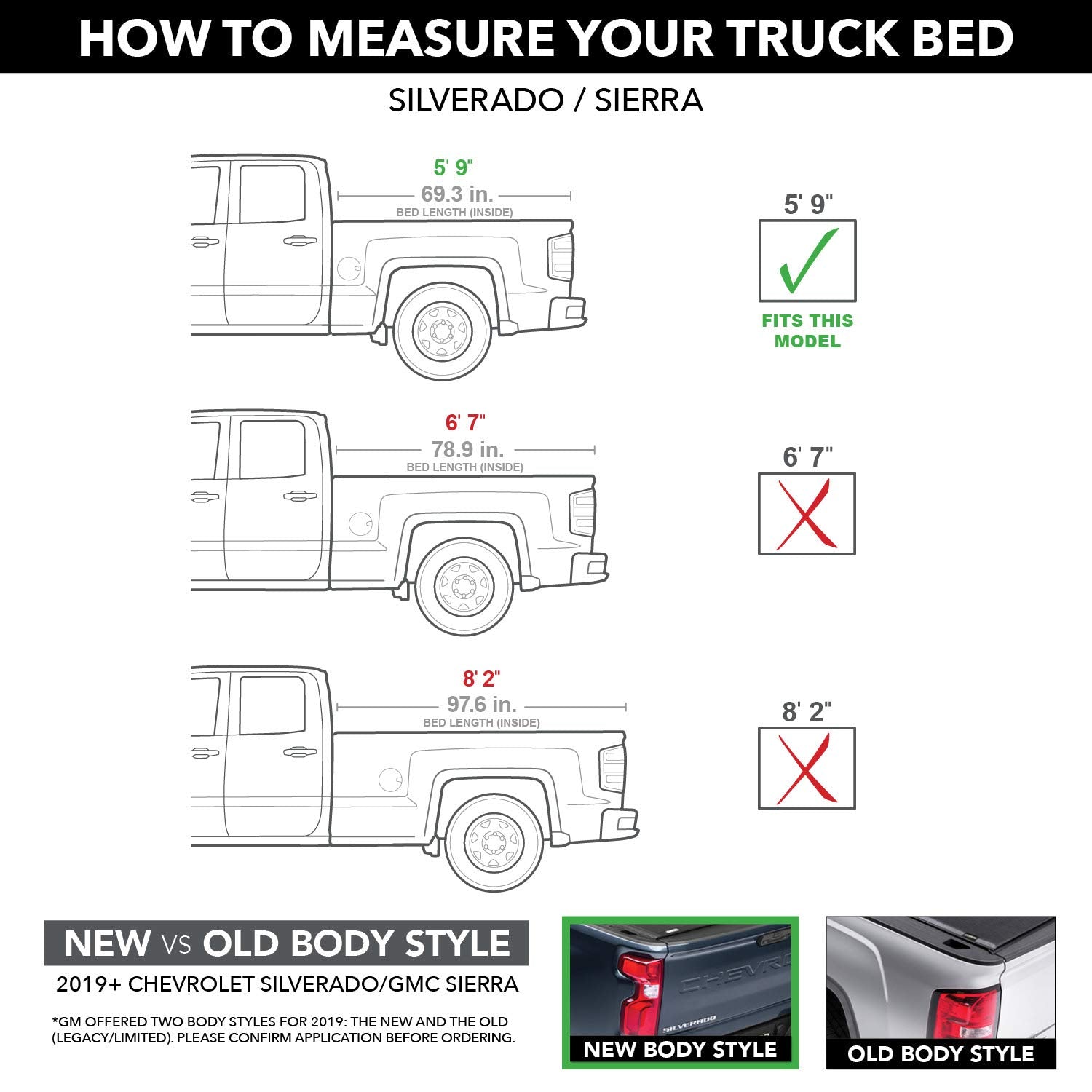 Realtruck Bak Bakflip F1 Hard Folding Truck Bed Tonneau Cover | 772120 | Fits 2014 - 2018, 19 Ltd/Lgcy Chevy/Gmc Silverado/Sierr