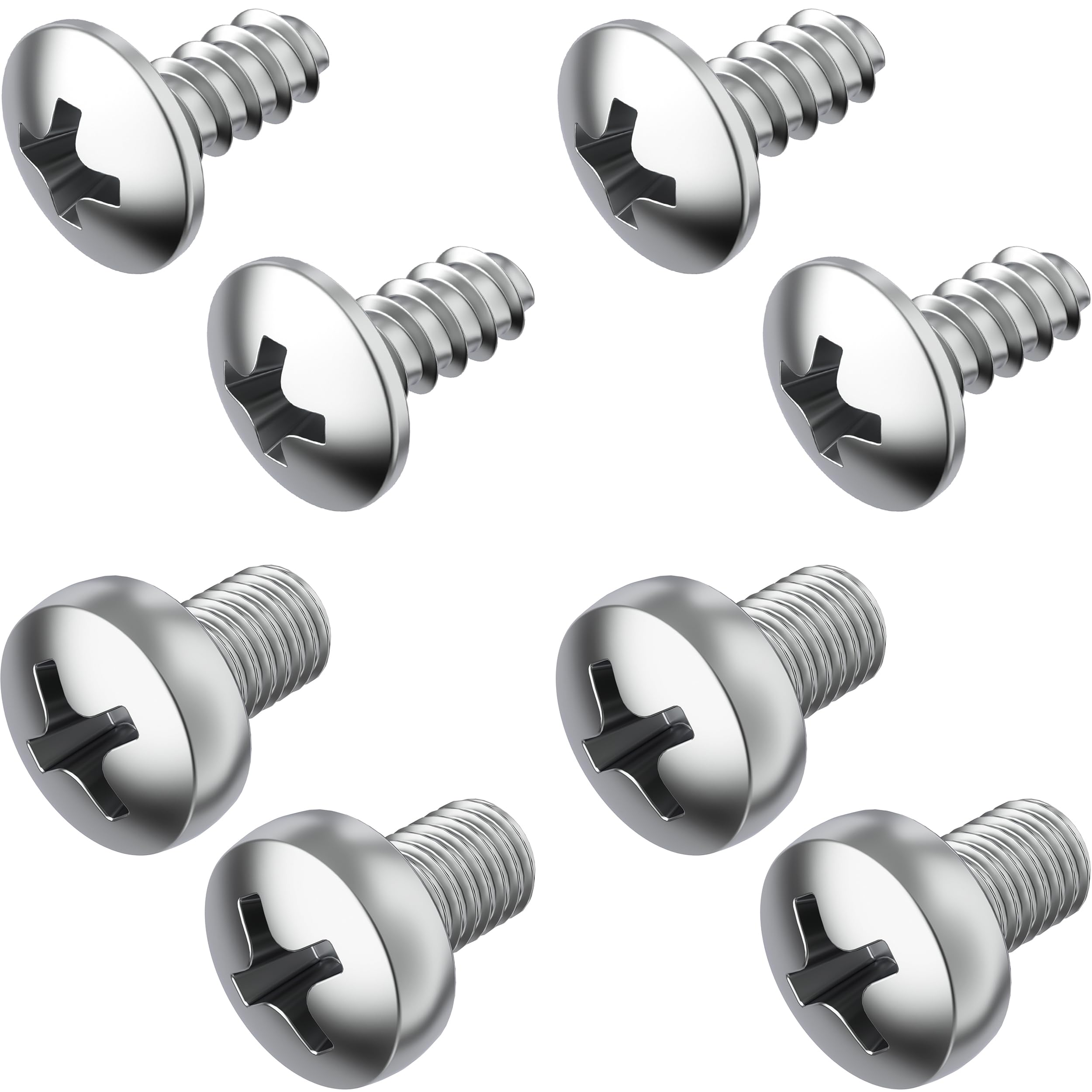 Prime Ave Stainless Steel License Plate Screws For License Plates, Frames, Covers- Rust Proof Rear & Front Licence Plate Screw S