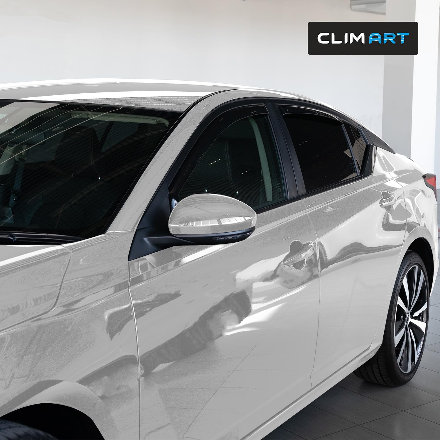 Clim Art In-Channel Incredibly Durable Rain Guards For Nissan Altima 2019-2025, Original Window Deflectors, Vent Window Visors,