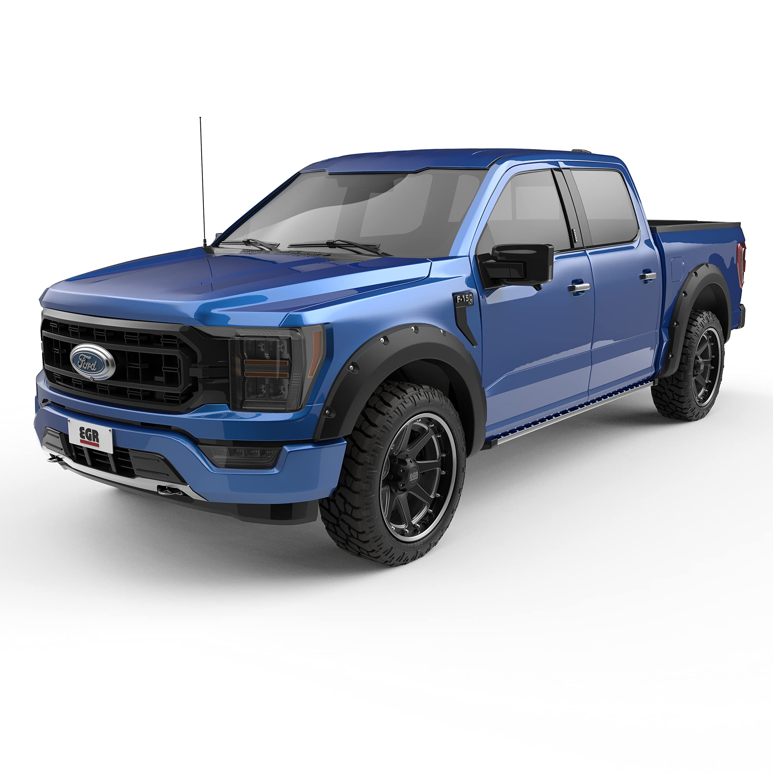 Egr 793584 Bolt-On Fender Flare Set, Matte Black Finish, Compatible With Select Ford F150 Models