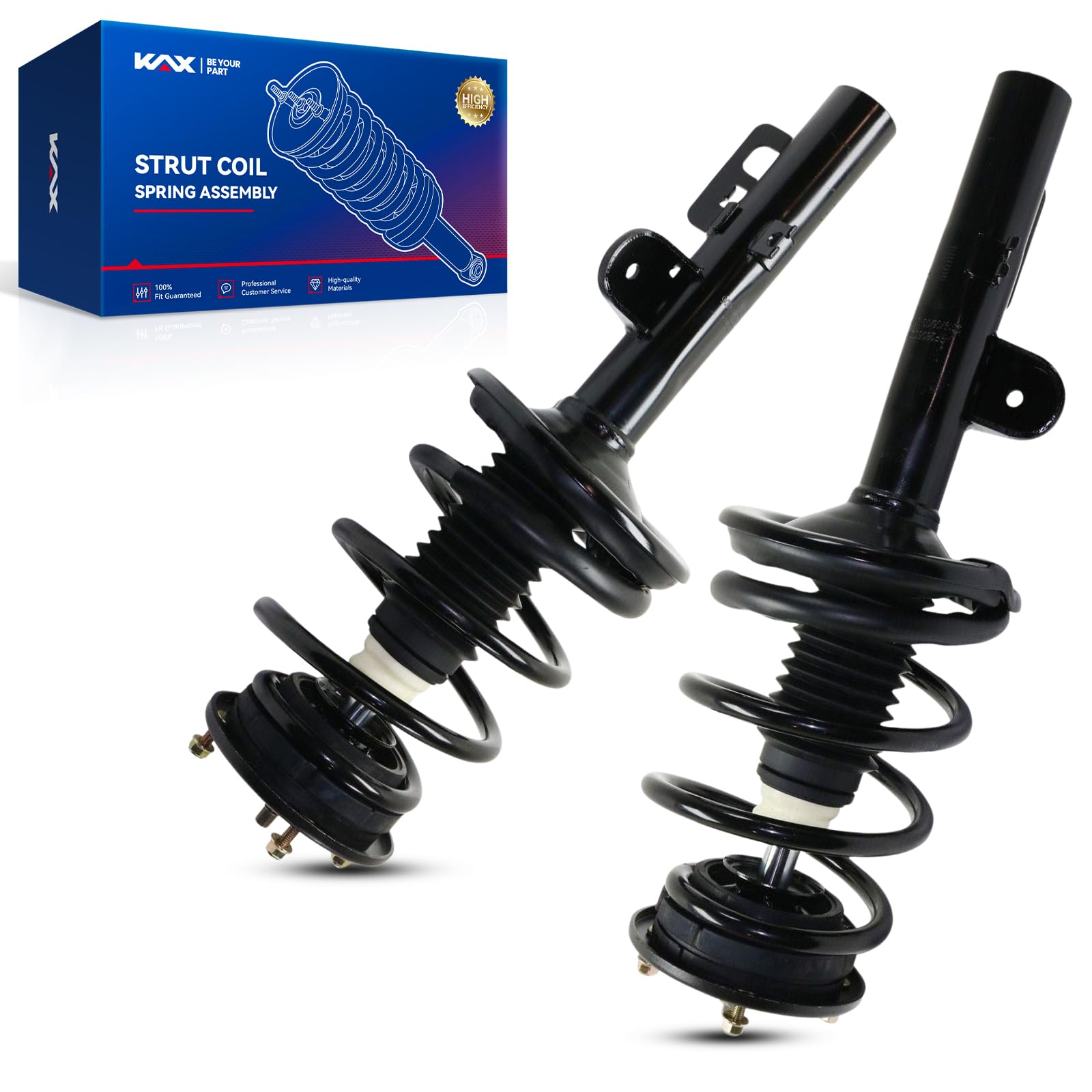 KAX Front Quick Struts for Ford Freestyle 2005 2006 2007 Front Shocks Complete Struts Assembly with Coil Spring Set of 2, Replac