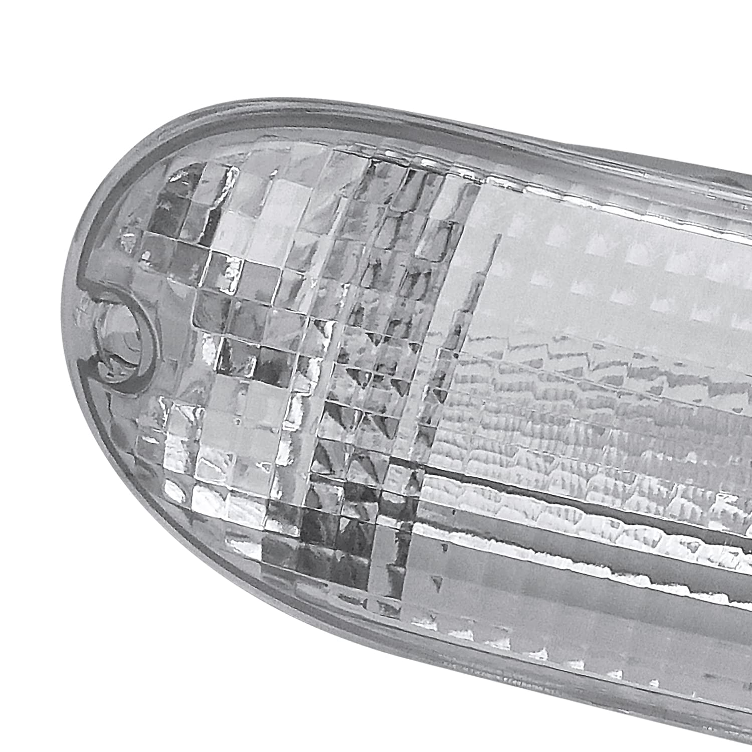 SPEC-D TUNING Clear Rear Bumper Lights for 2000-2005 Mitsubishi Eclipse - Chrome Housing, L+R Pair