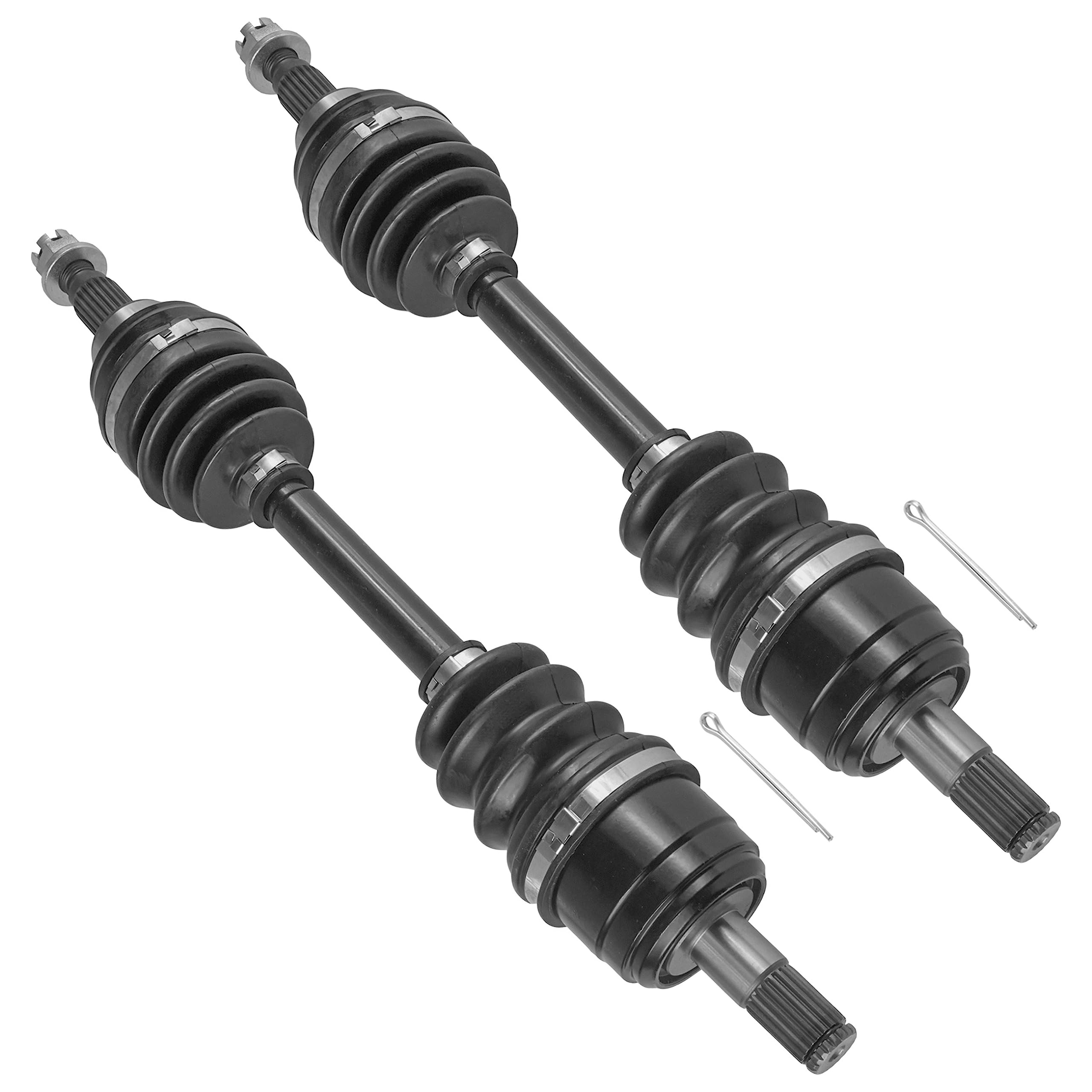 Caltric CV Joint Axles for Honda TRX300FW 4X4 (1993-2000) - Metal, Large, Complete Front Left & Right Set