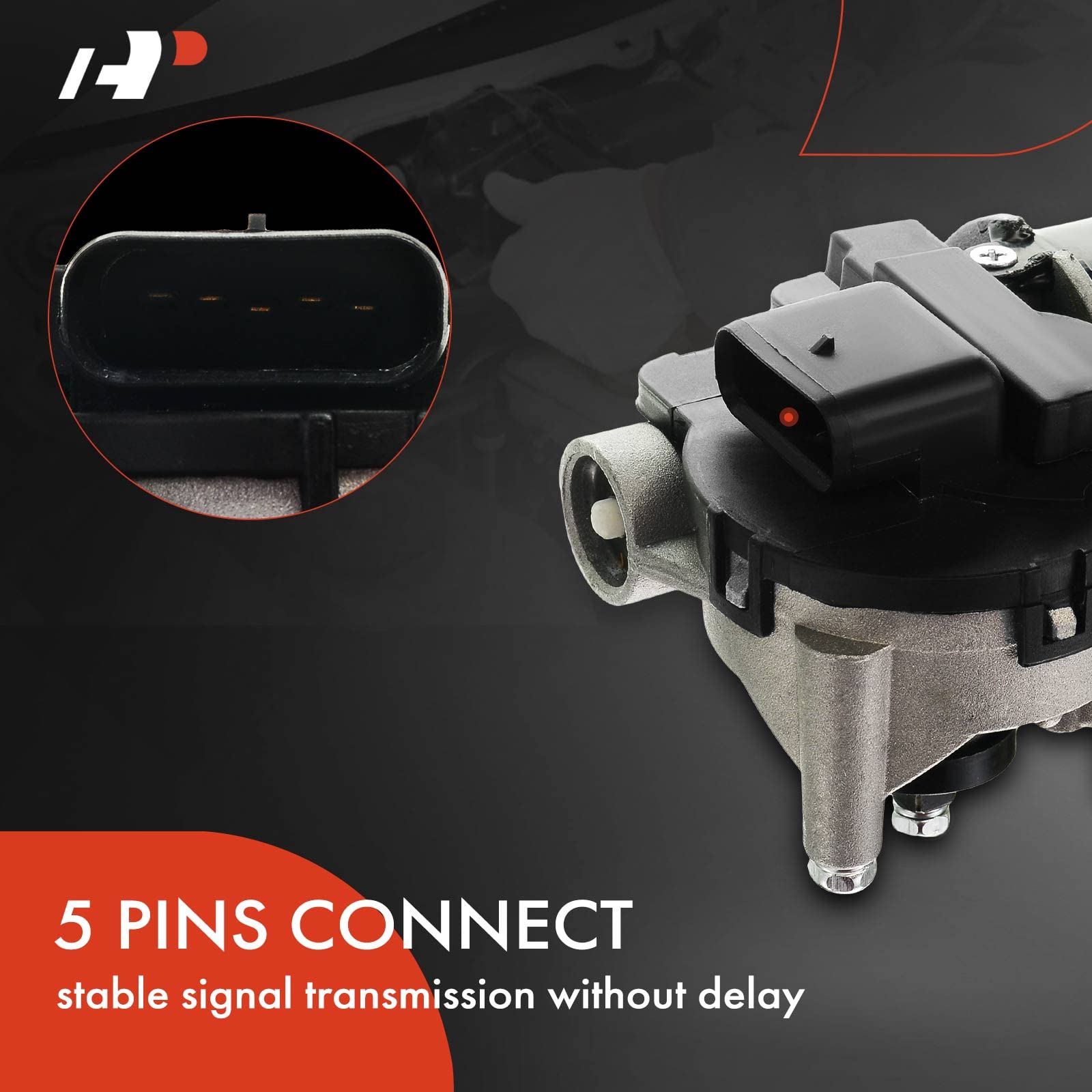 A-Premium Front Windshield Wiper Motor Without Washer Pump Compatible with Ford, Lincoln, Mazda, Jaguar & Mercury Models - F-150