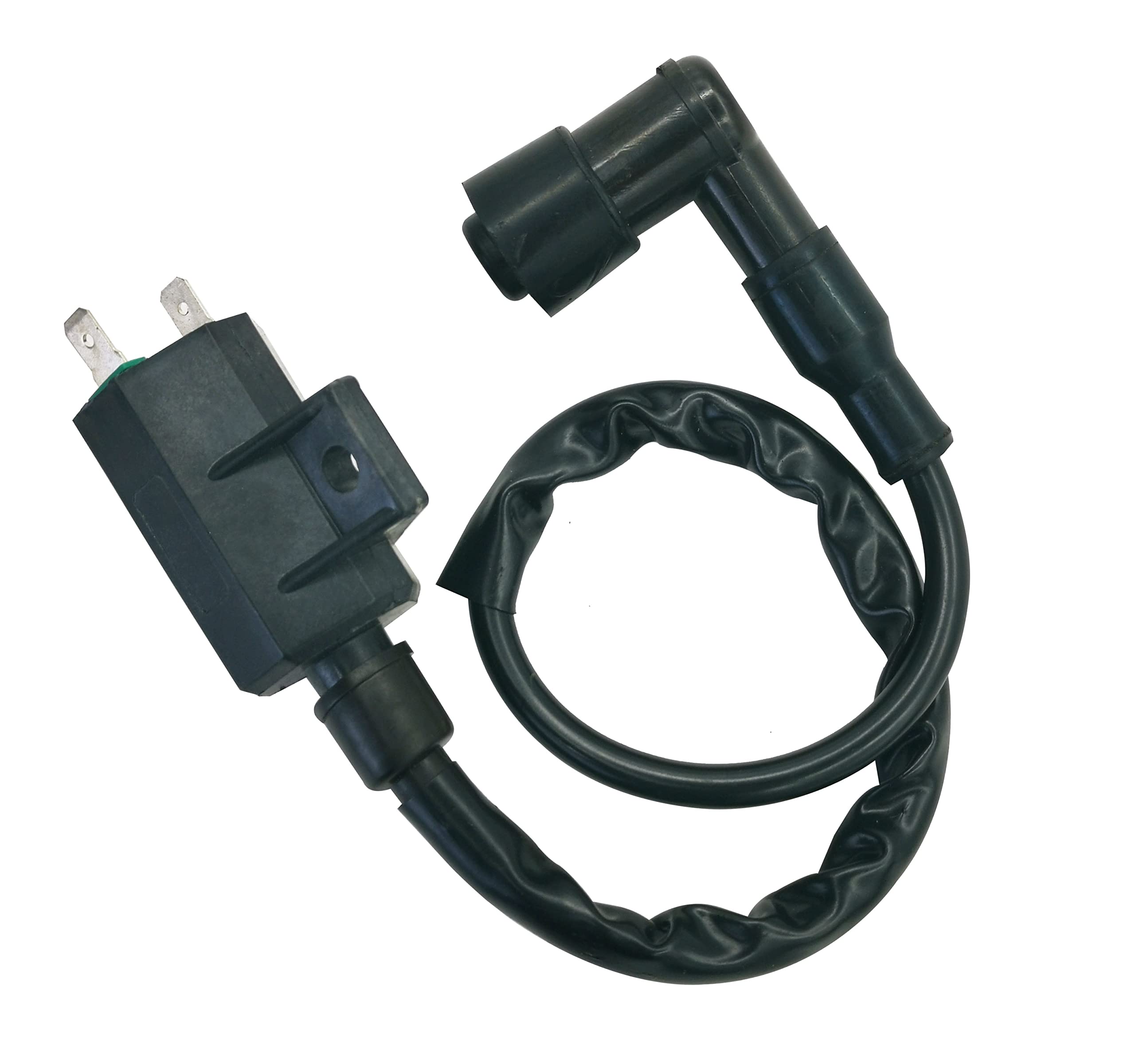 DABAZUALY Ignition Coil with CDI Box & Starter Solenoid Relay for Kawasaki Bayou 220/250 1996-2011, Replaces Part# 21119-1457