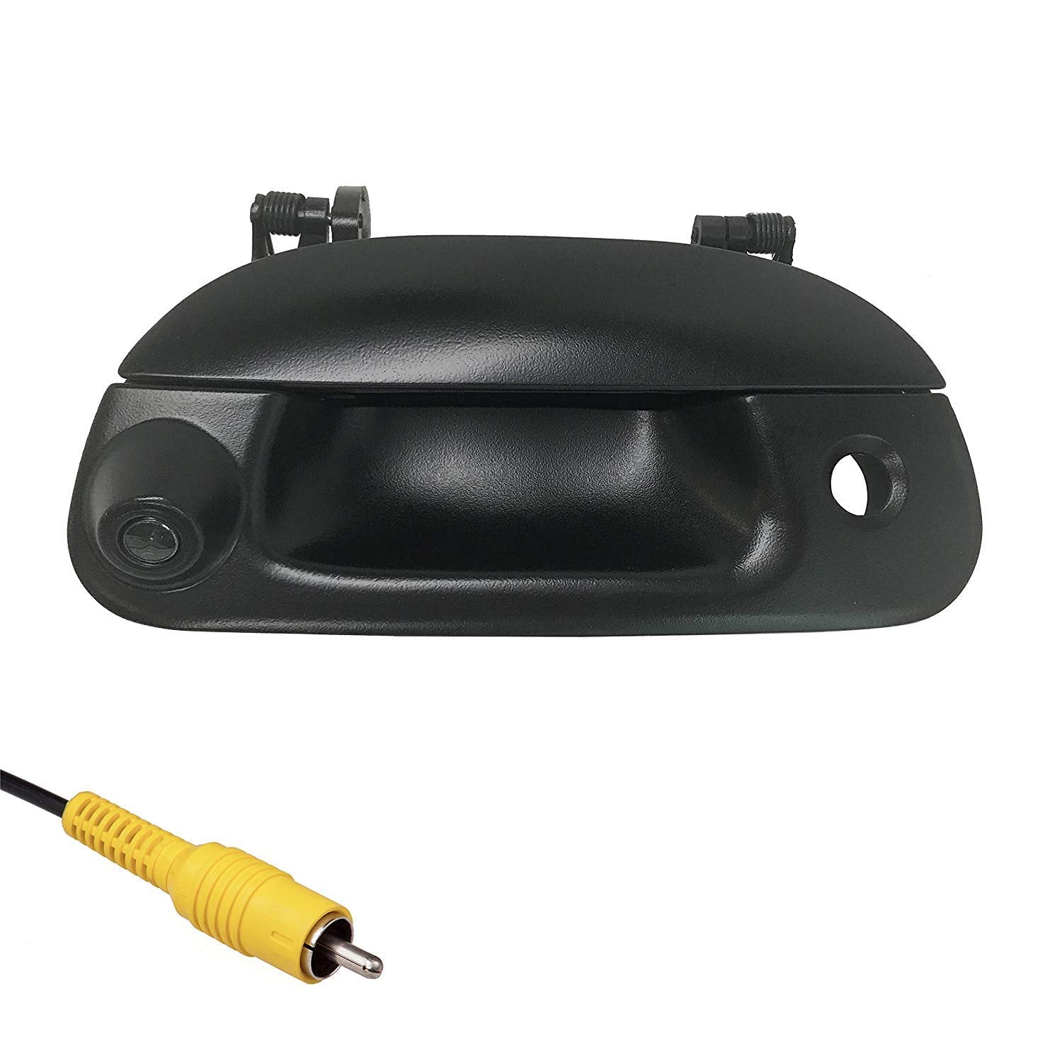 Master Tailgaters Black Tailgate Handle With Backup Camera Replacement For Ford F150 F250 F350 F450 F550 (1997-2007) | Ip68 Wate
