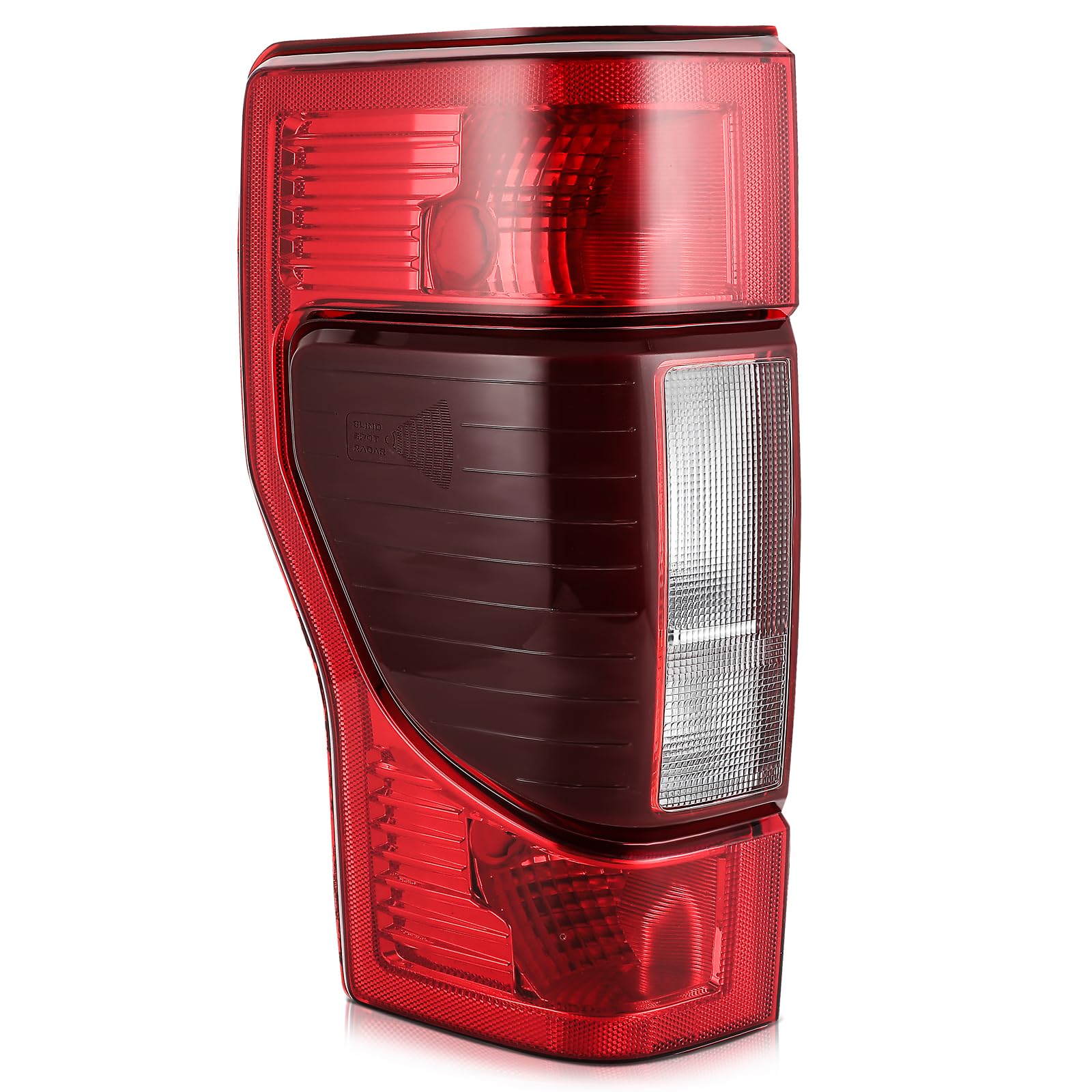 LBRST Tail Lights Fit 2020-2022 for F-250 Super Duty, 2020-2022 for F-350 Super Duty Driver Side Tail Light Assembly Chrome Hous