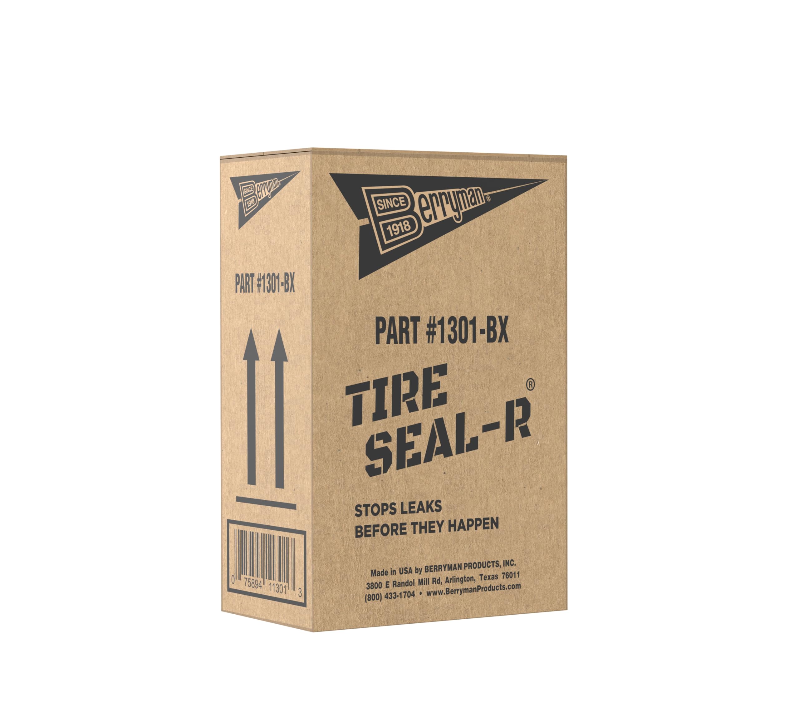 Berryman Seal-R Tire Sealant with Pump - Orange, Plastic, Model 1301-BX