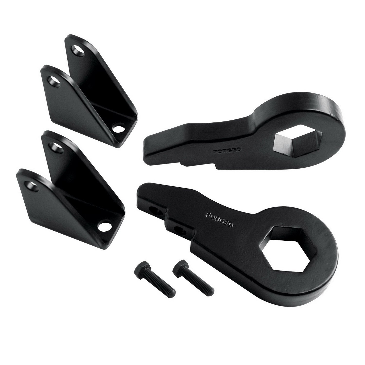 Readylift 66-3050 2.5 Front Leveling Kit W/ Forged Torsion Key - Gm Full-Size Truck Suv 2000-2012, Black, For Tires Up To 33