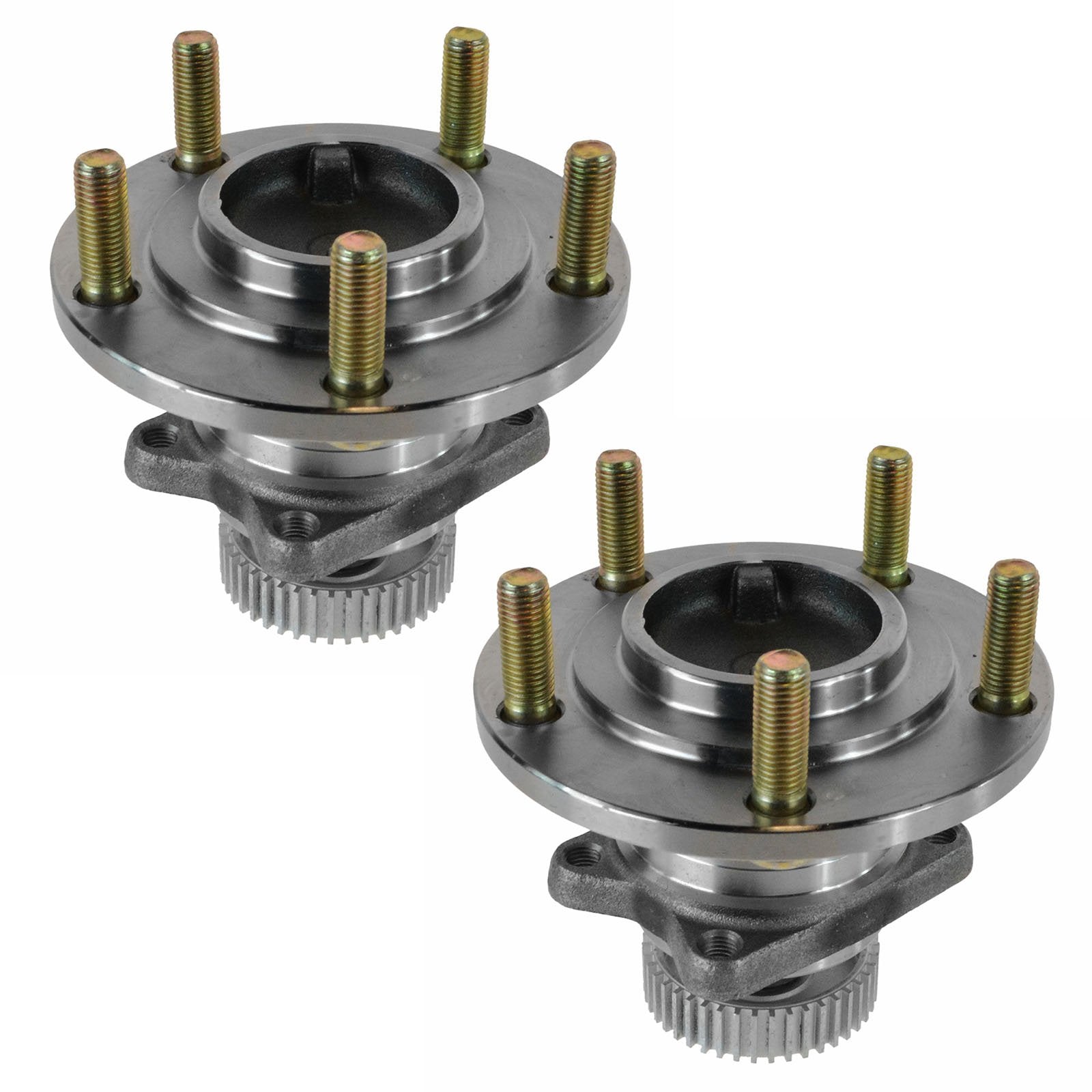 Trq Rear Wheel Hub Bearings Assembly Set Compatible With 1995-2005 Chrysler Sebring 1995-2000 Dodge Avenger 2001-2005 Stratus 19