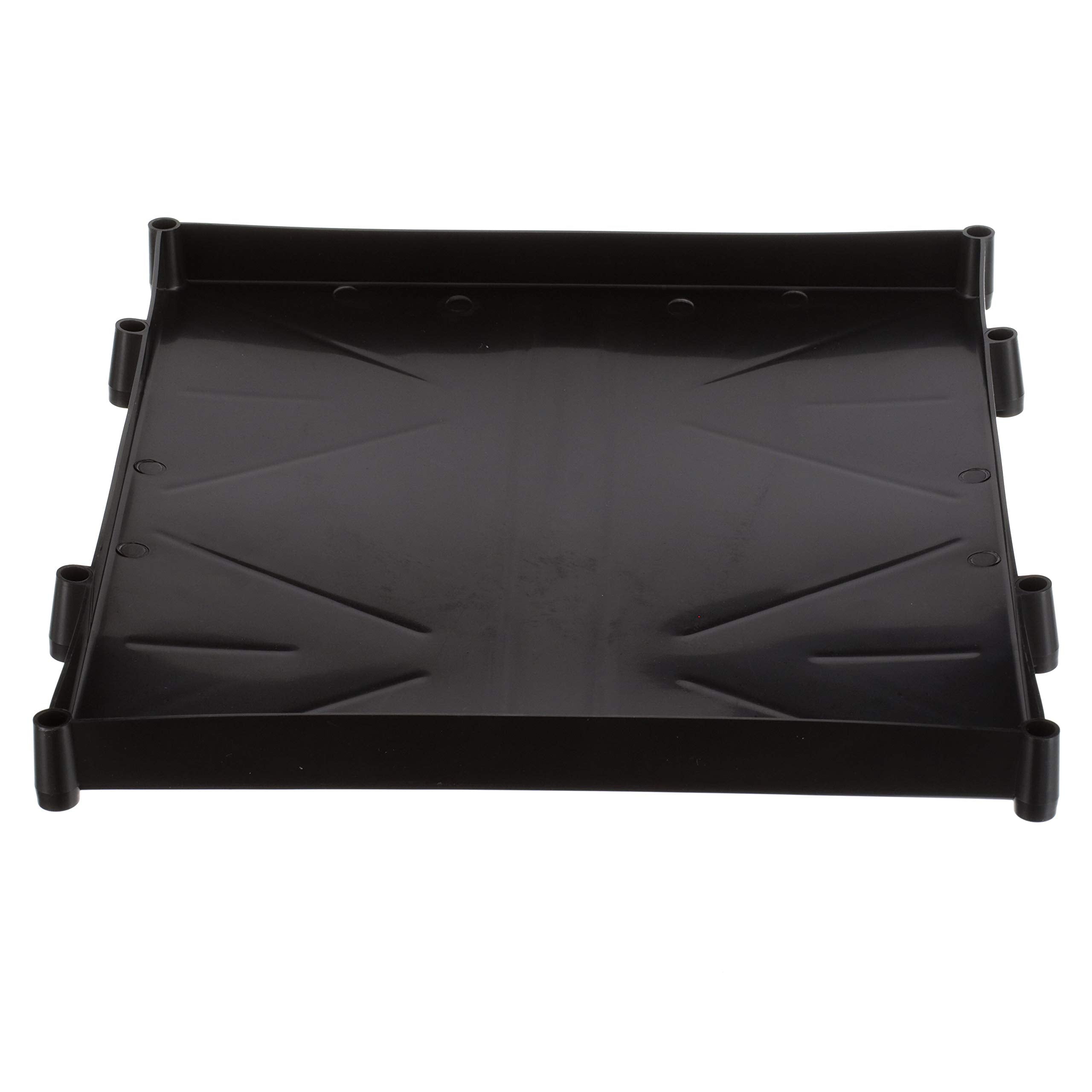 Seachoice 22046 Dual Battery Tray With Poly Strap – Holds 2 Group 27 Deep-Cycle Marine Batteries