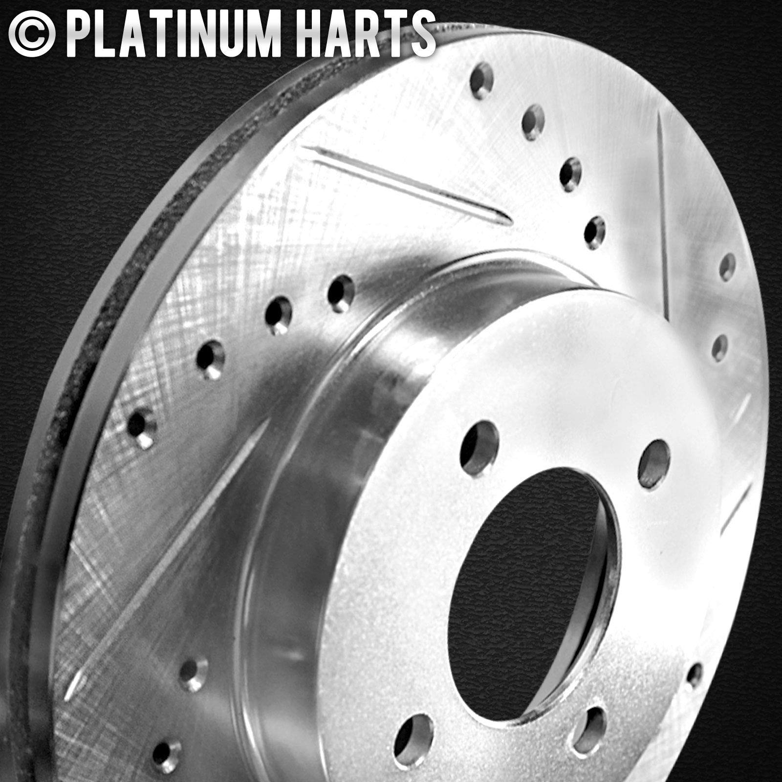Hart Brakes Front Brakes And Rotors Kit |Front Brake Pads| Brake Rotors And Pads| Heavy Duty Brake Pads And Rotors |2007-2021 Le