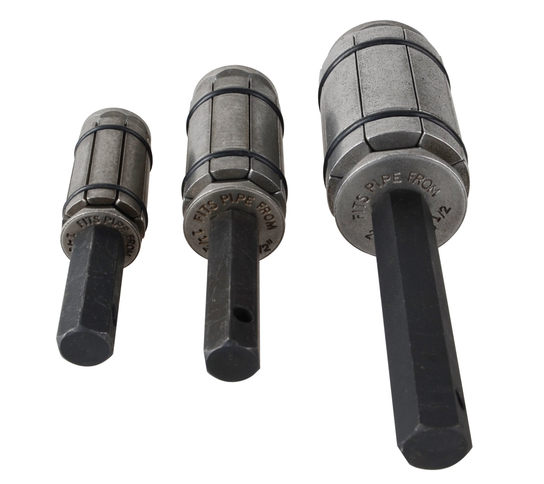Dayuan 3 Pcs 1/18'' To 3-1/2'' Exhaust Pipe Expander Tool Set, Tail Pipe Spreader Kit Compatible With Most Vehicles And Trucks