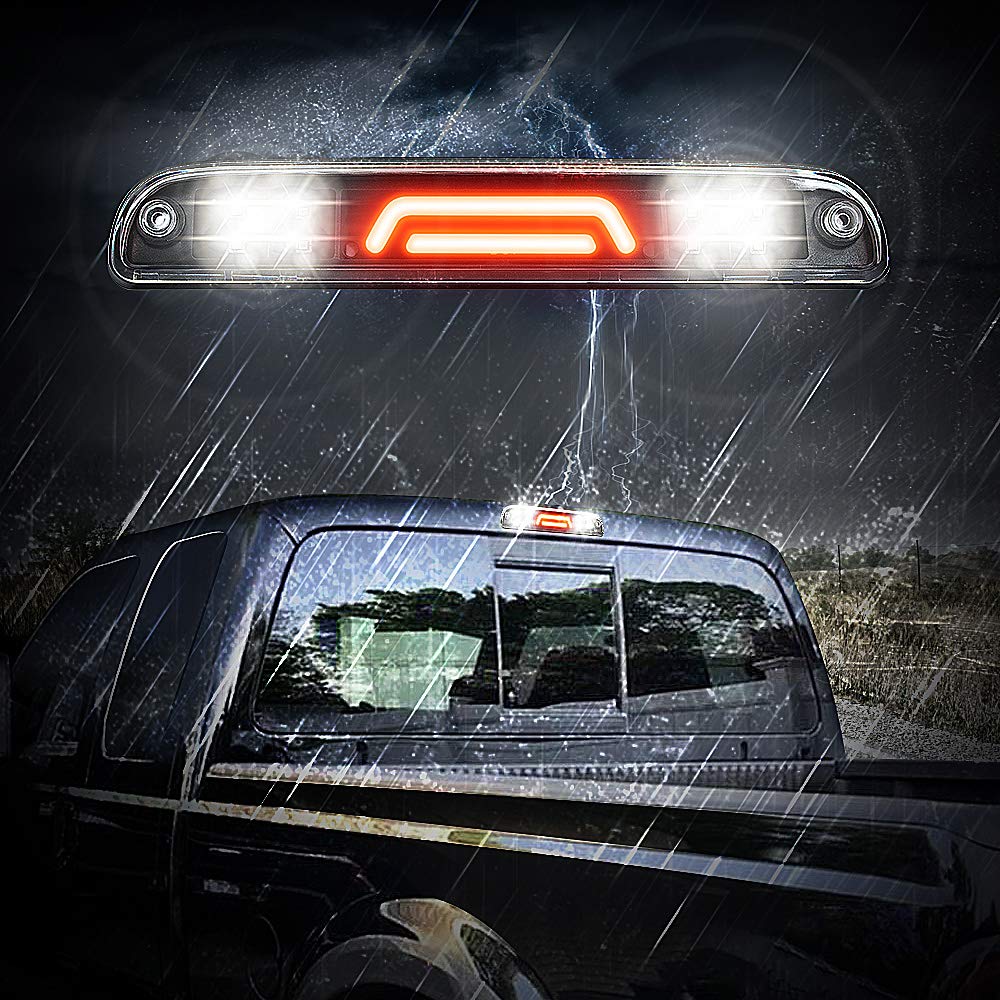 RANSOTO 3rd Third Brake Light Compatible with 1999-2016 Ford F250 F350 F450 F550 Super Duty/Ranger/Mazda B-Series Replaces YC3Z1