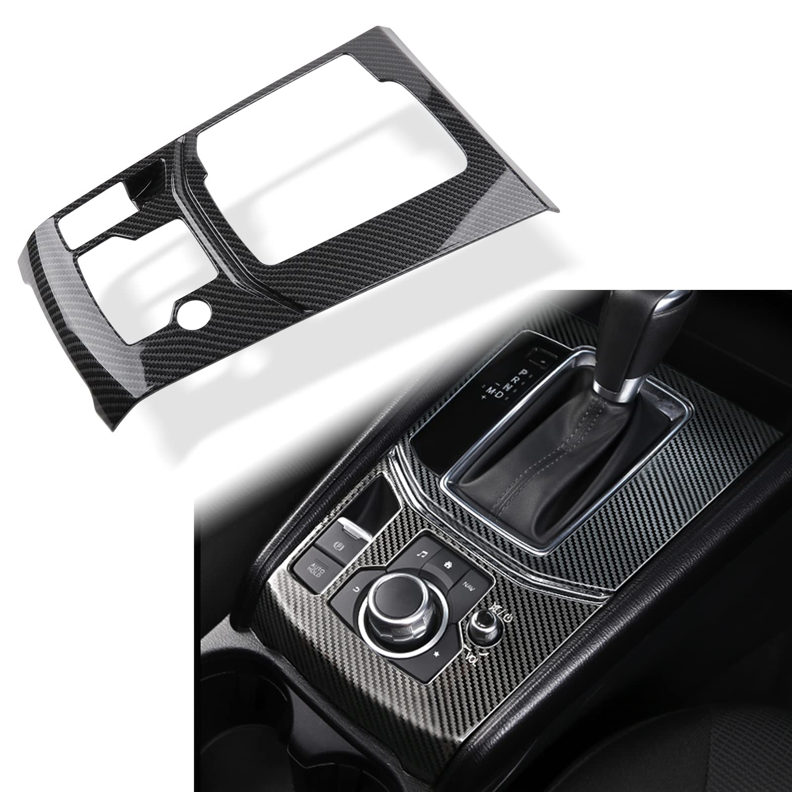 ANFOKAS for Mazda CX-5 2024 2023 2022 2021 2020 2019 2018 2017 Accessories Car Auto Interior Center Console Cover Gear Panel Gea