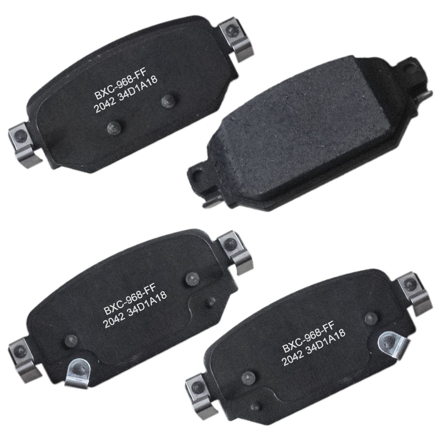Bendix Premium Sbc2042 Ceramic Rear Brake Pads For Mazda 3 2018-2017, 3 Sport 2017, Cx-3 2022-2019
