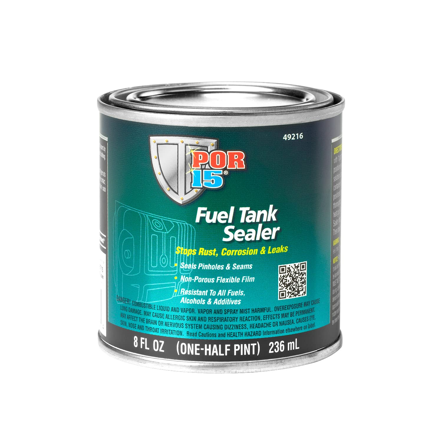Por-15 Motorcycle Fuel Tank Repair Kit, Superior Strength And Fuel Resistance, Stop Rust, Corrosion And Seal Pinhole Leaks