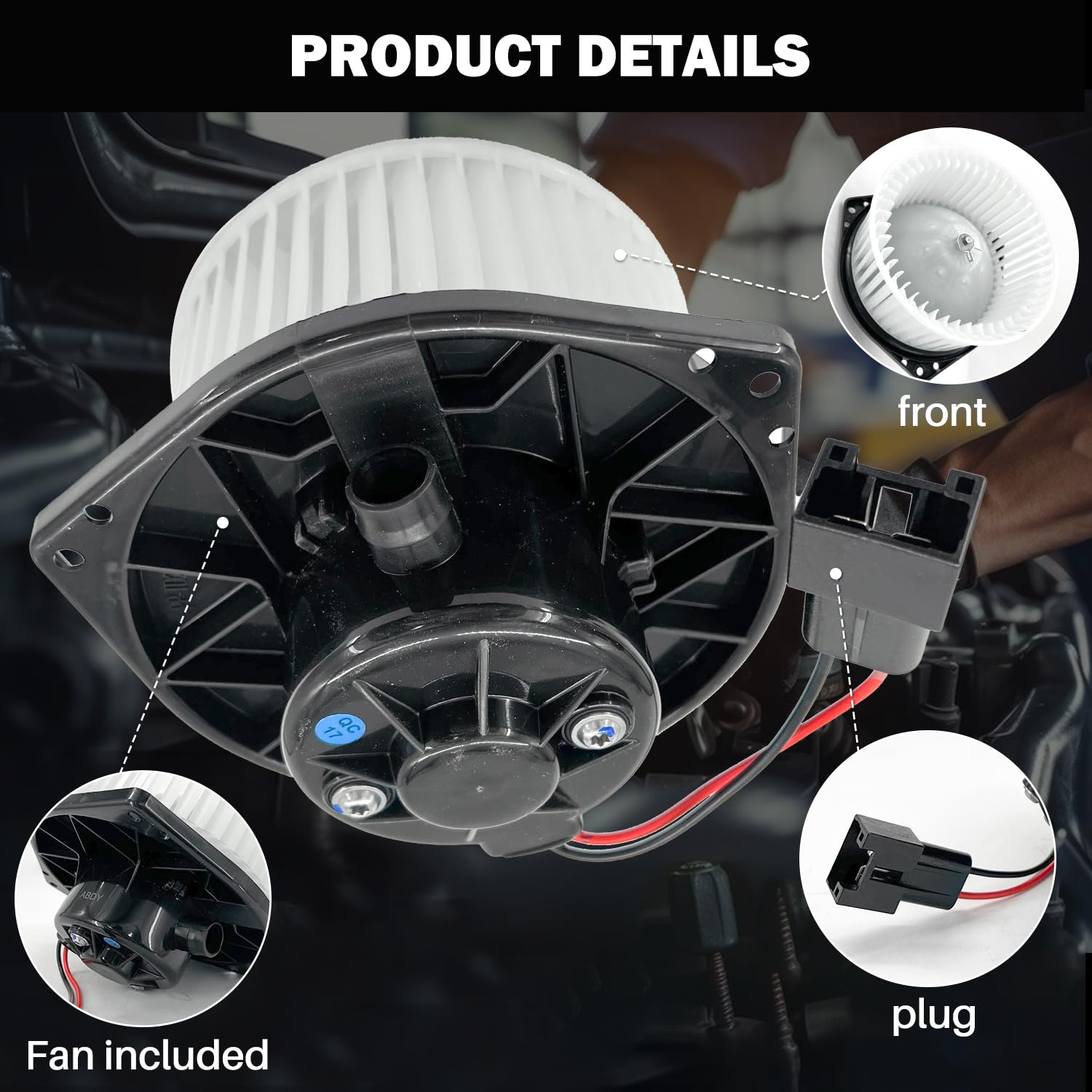 Aspligo 700113 Ac Heater Blower Motor Fan Assembly Fit For Acura Cl 2001-2003, Tl 1999-2003 79310S0Ka01