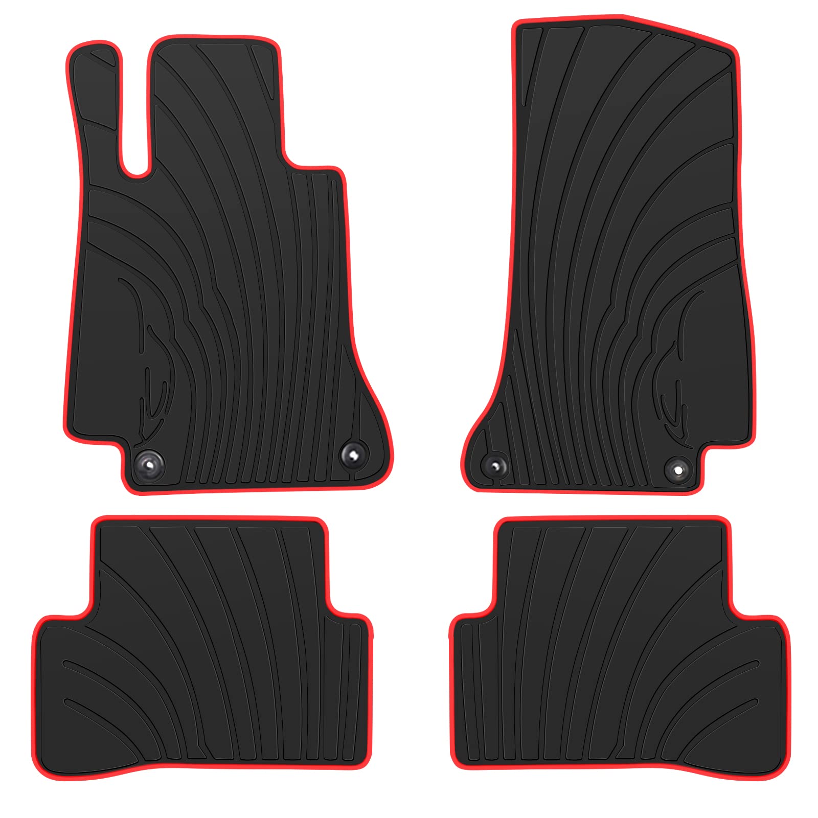 Hd-Mart Auto Floor Mats Custom Fit For Mercedes Benz -C Class Sedan Only 2015-2021 C180 C200 C250 C300 C350(E) C400 C43 Amg C450