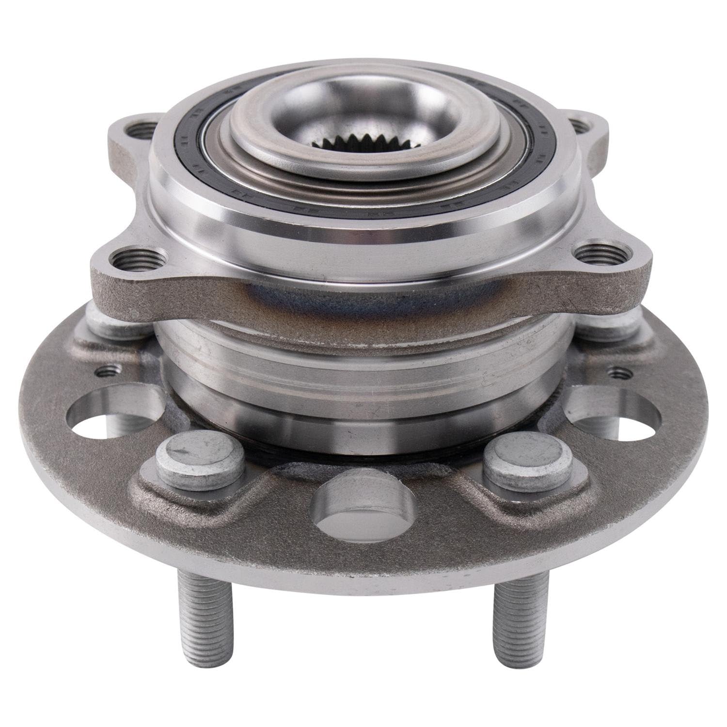 Trq Driver & Passenger Side Wheel Hub Bearings Assembly Set Compatible With 2019-2022 Genesis G70 2018-2019 Kia Stinger