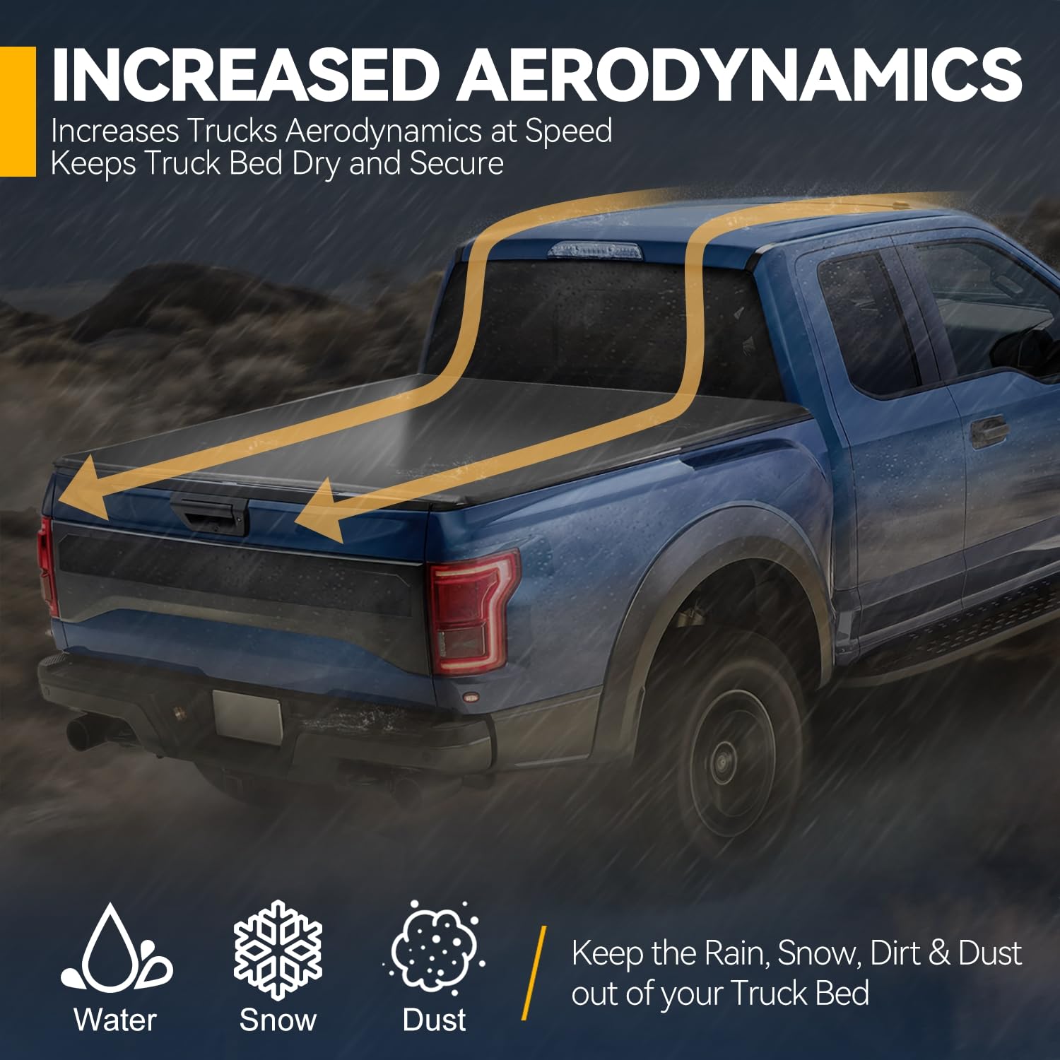 Auto Dynasty Soft Roll-up Tonneau Cover for 07-14 Chevy Silverado/GMC Sierra 1500/2500HD, 6.5Ft Bed, Matte Black Vinyl