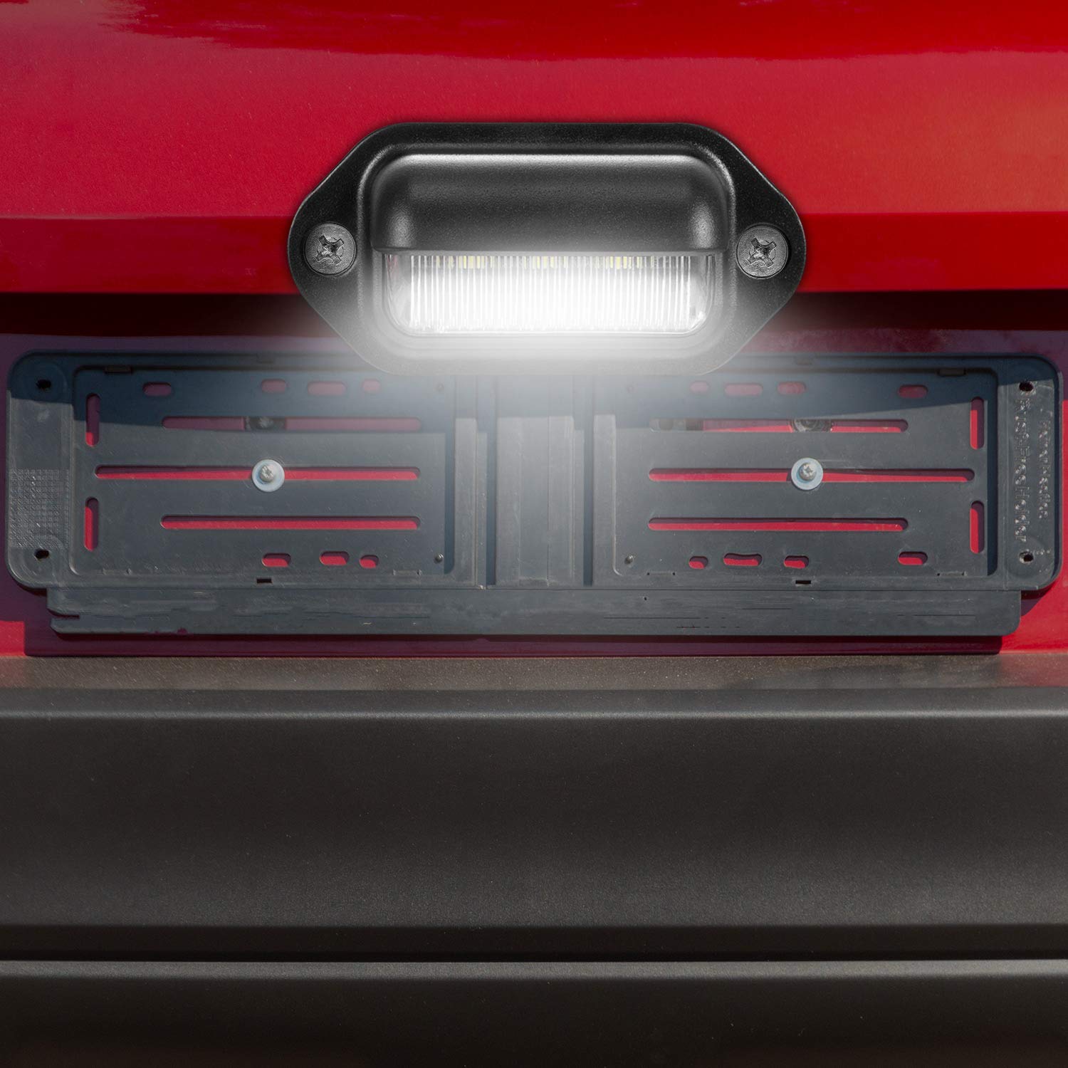Mudder 4 Packs 12V 6 Led License Plate Light Waterproof License Plate Lamp Taillight For Truck Suv Trailer Rv Trucks And Boats L