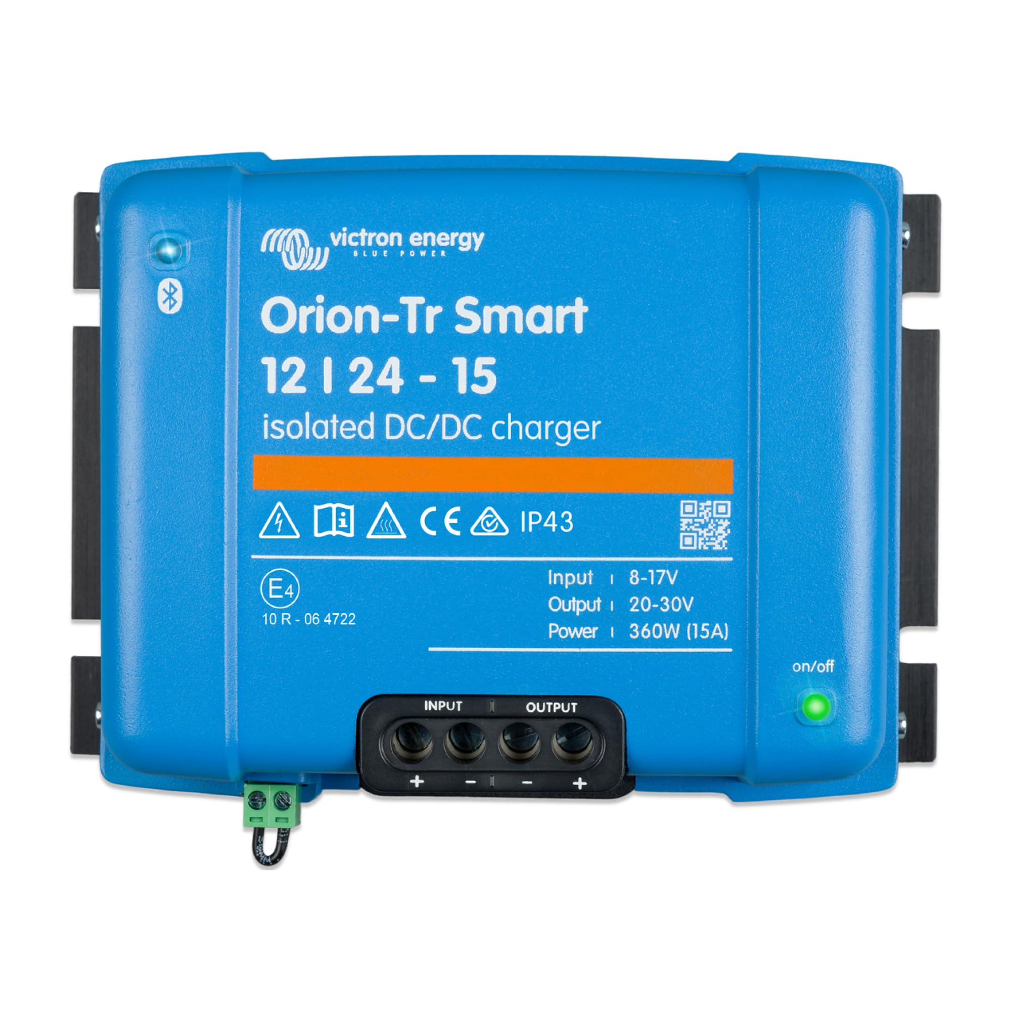 Victron Energy Orion-Tr Smart DC to DC Charger (Bluetooth) - 12/24-Volt 15 amp 360-Watt - Battery Charger for Dual Battery Syste