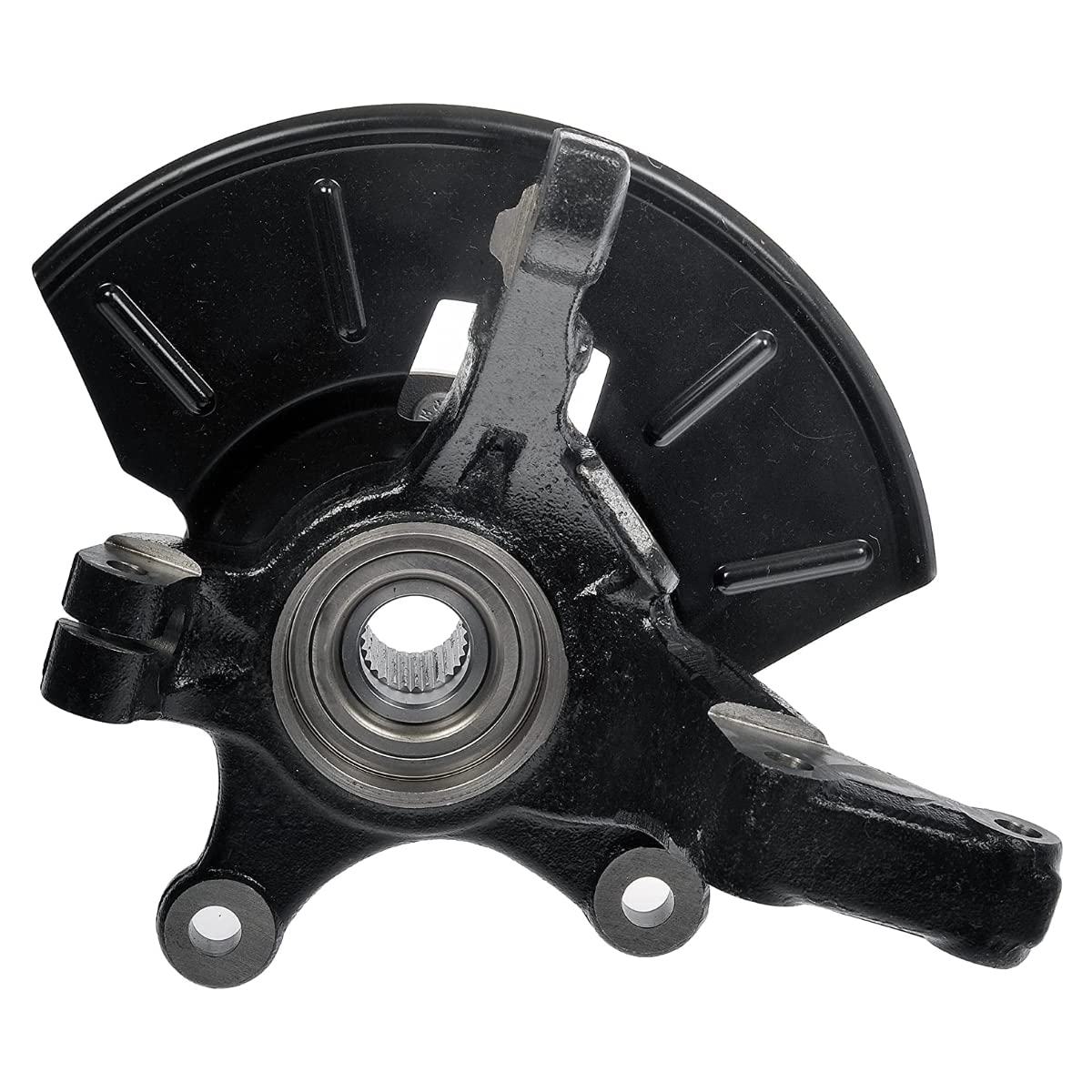 Auto Shack Front Steering Knuckle & Wheel Bearing Hub Assembly 5 Lugs Driver Side for Ford Escape, Mercury Mariner, Mazda Tribute - Black