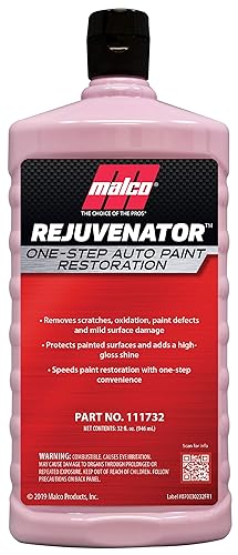 Malco Paint Rejuvenator - Automotive Paint Restoration & Clear Coat, 32 Fl Oz, Clear, Model 111732