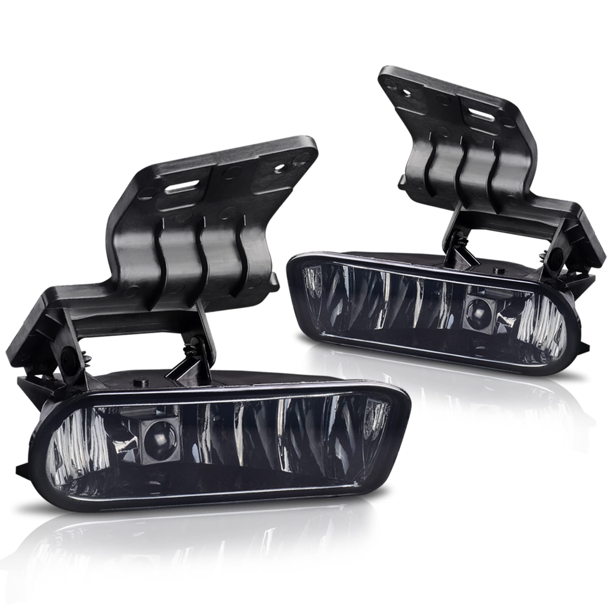 AUTOSAVER88 Fog Lights Compatible with 1999 2000 2001 2002 Chevy Silverado / 2000 2001 2002 2003 2004 2005 2006 Suburban / 2000-