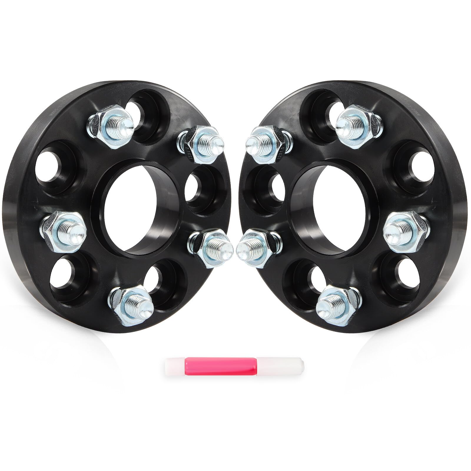 OCPTY 2PCS 5x100 to 5x100 Wheel Spacers 20mm inch 12x1.5 Studs 54.1mm Hub Bore Forged Hub Centric Wheel Spacers 5 lug fit for Ca