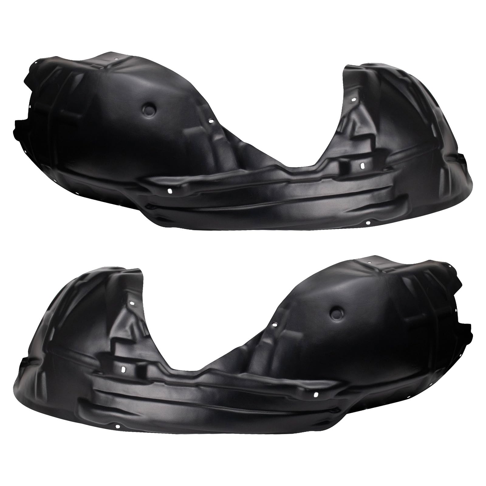 Trq Inner Fender Liner Set Compatible With 2015-2022 Dodge Challenger Ch1248173 Ch1249173